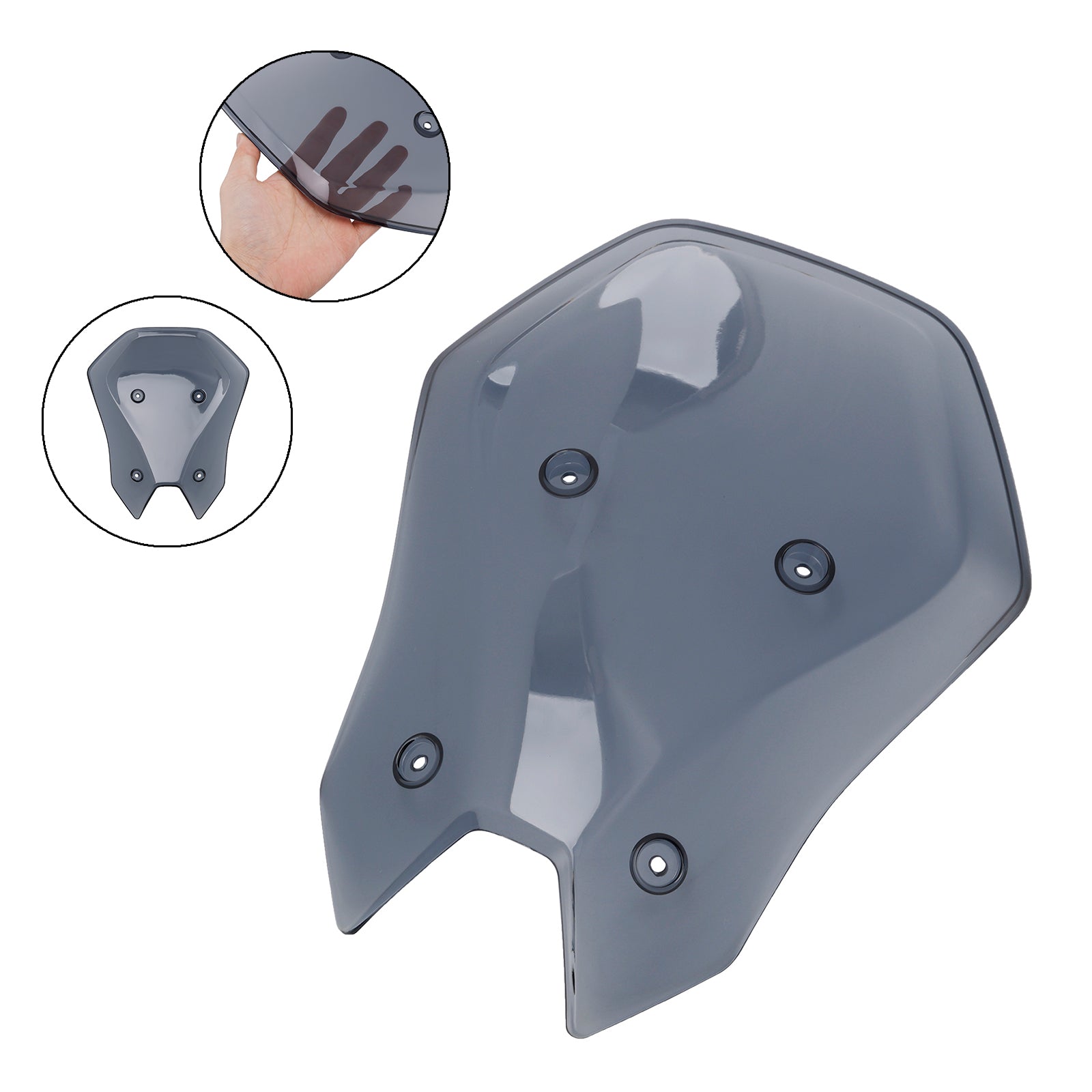 2025- KAWASAKI Z900 ABS Plastic Windshield Windscreen