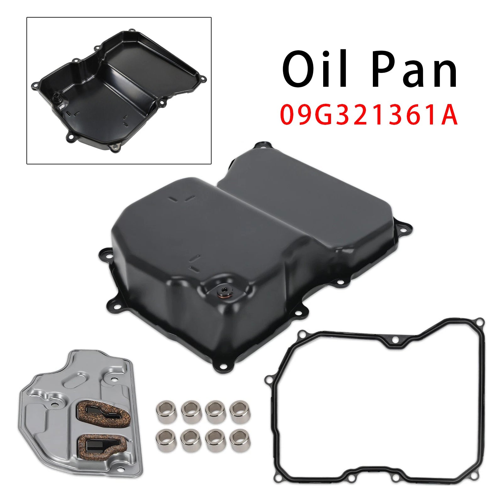2006-2014 For VOLKSWAGEN BEETLE Transmission Oil Pan W/ Filter & Gasket & Fixed Ring 09G321361A