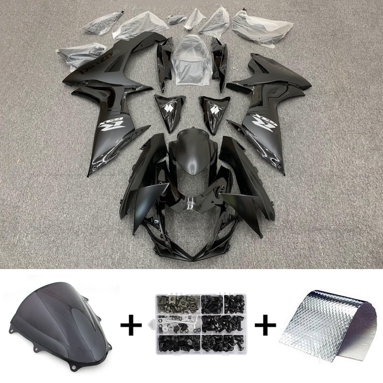 Amotopart Suzuki GSXR 600/750 2011-2024 K11 Fairing Kit Bodywork Plastic ABS