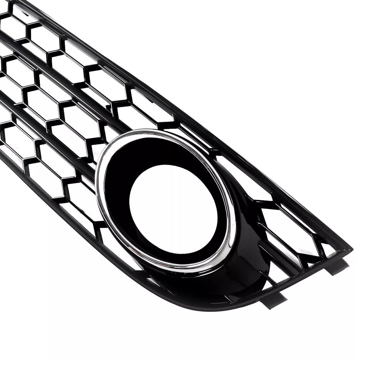 2010-2015 Audi A4 Allroad B8 Front Bumper Honeycomb Fog Grille Cover Chrome