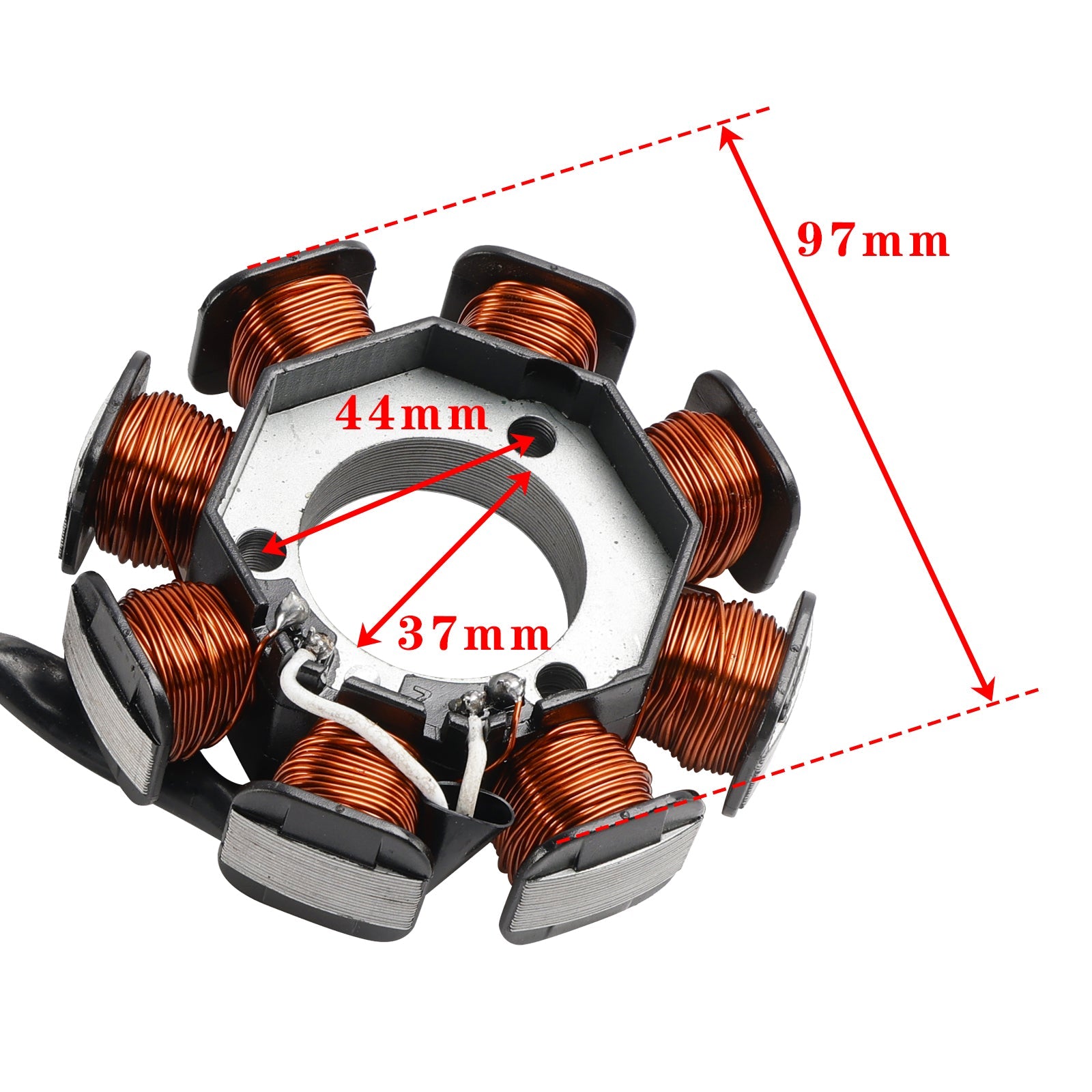 8 Coil Magneto Stator For Yamaha XT 125 X XT 125 R YBR 125 ED ESD 2005-2012