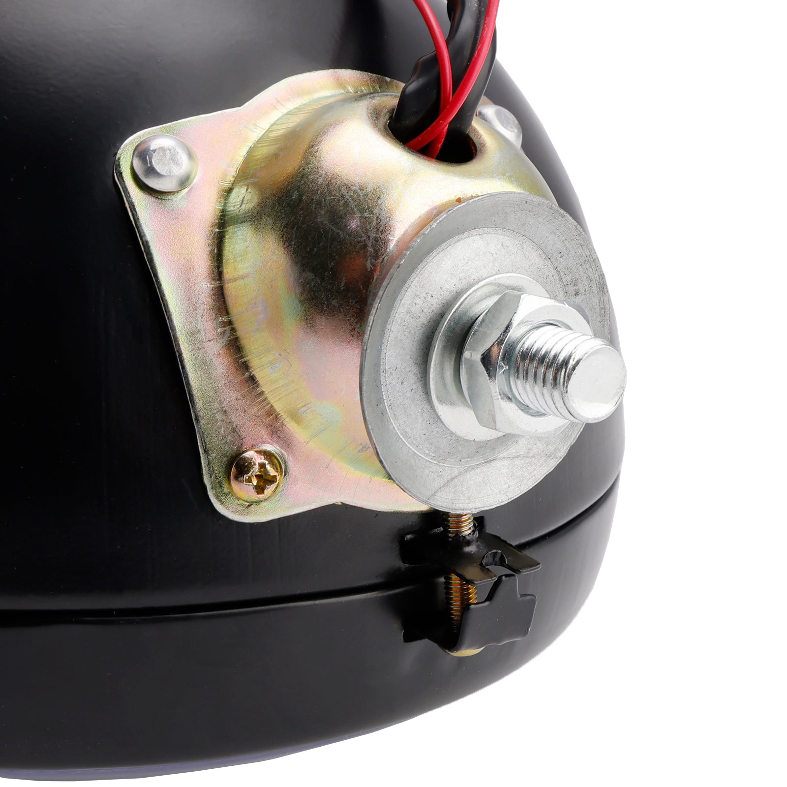 Multifunctional Beam Headlight Lamp Custom Black #84 For Racer Bobber Chopper