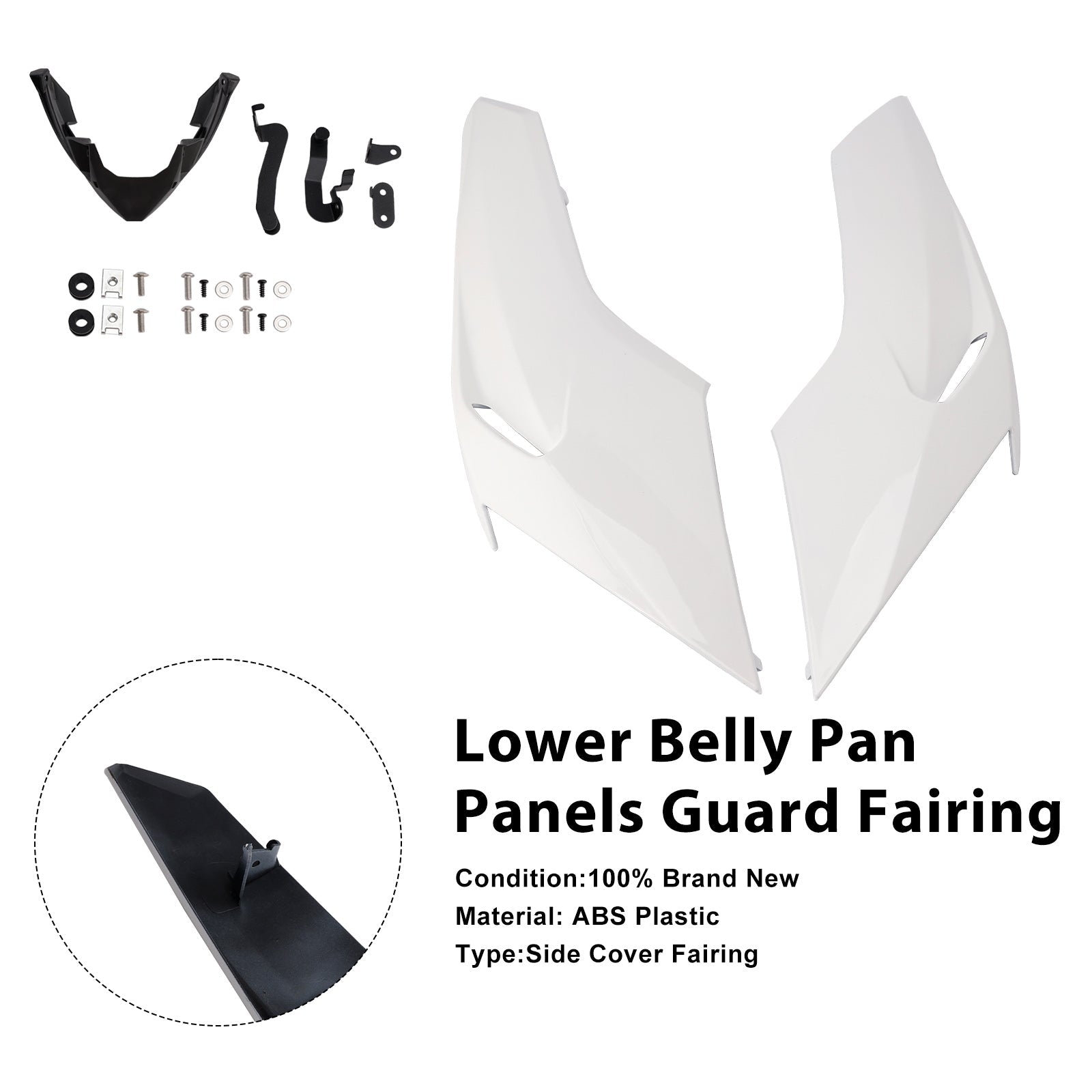 Lower Belly Pan Panels Guard Fairing For Street Triple 765 R/RS 2020-2022