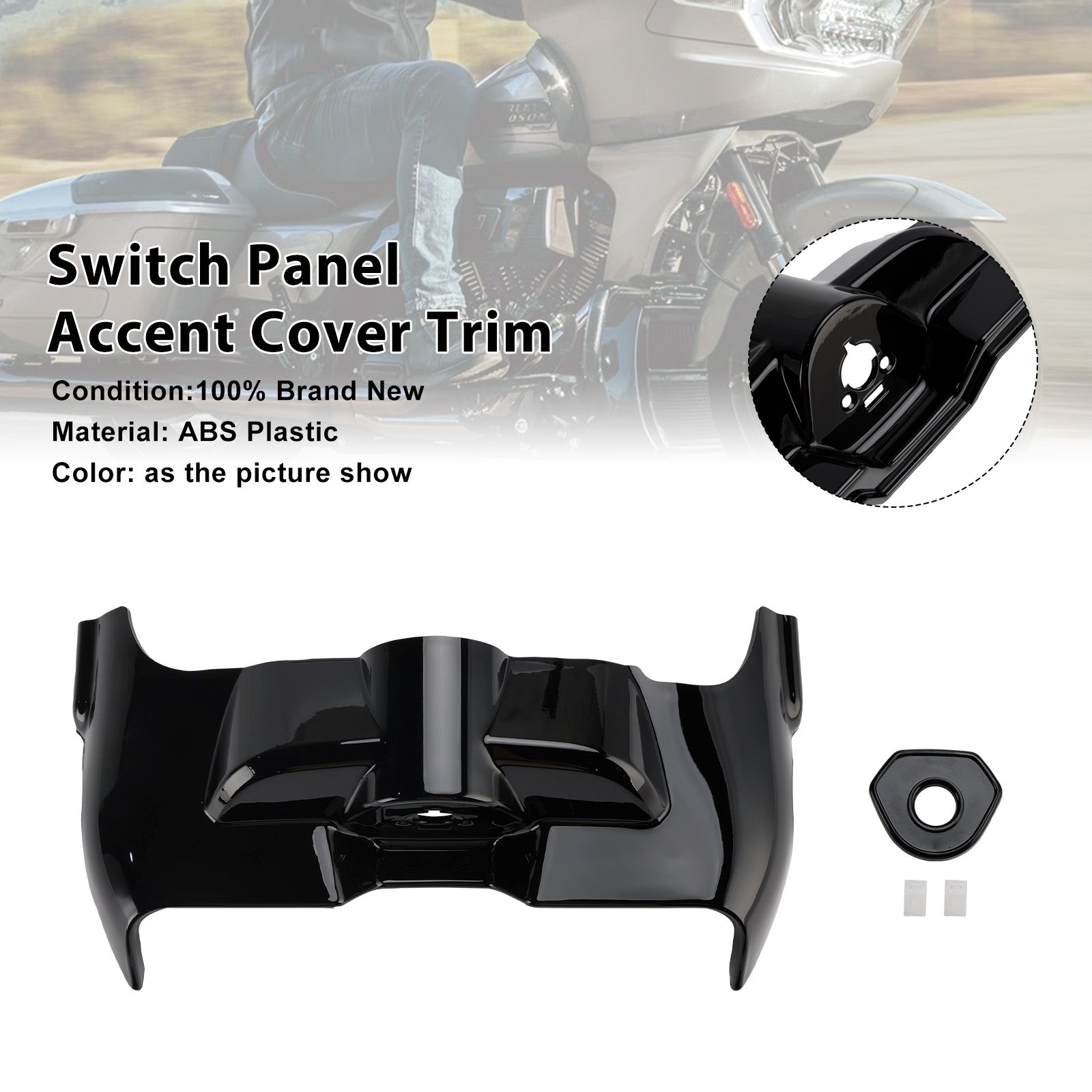 2023-2025 Touring Electra Street Glide Switch Panel Accent Cover Trim
