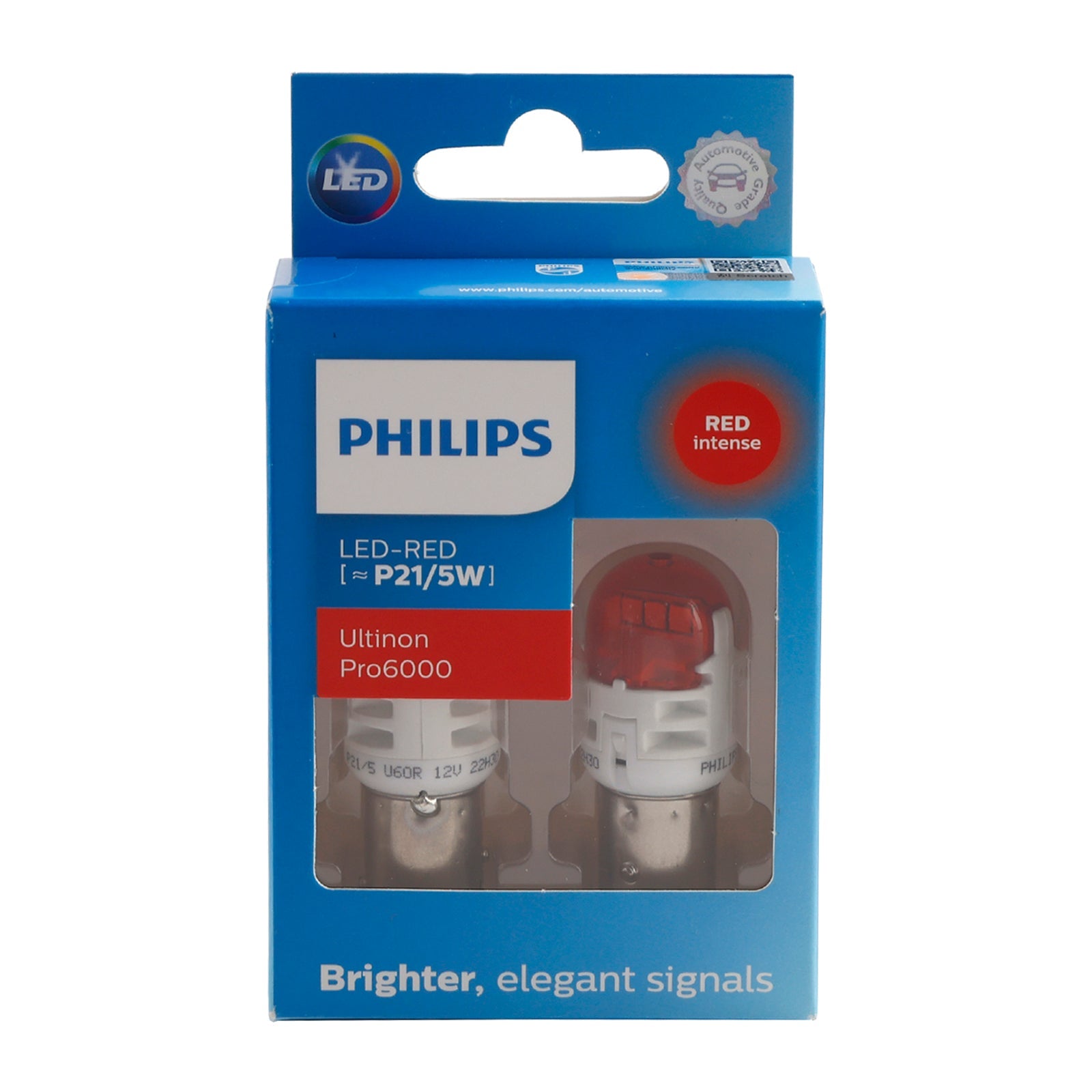 Car Light LED-RED Ultinon Pro6000 P21/5W 11499RU60 For PHILIPS