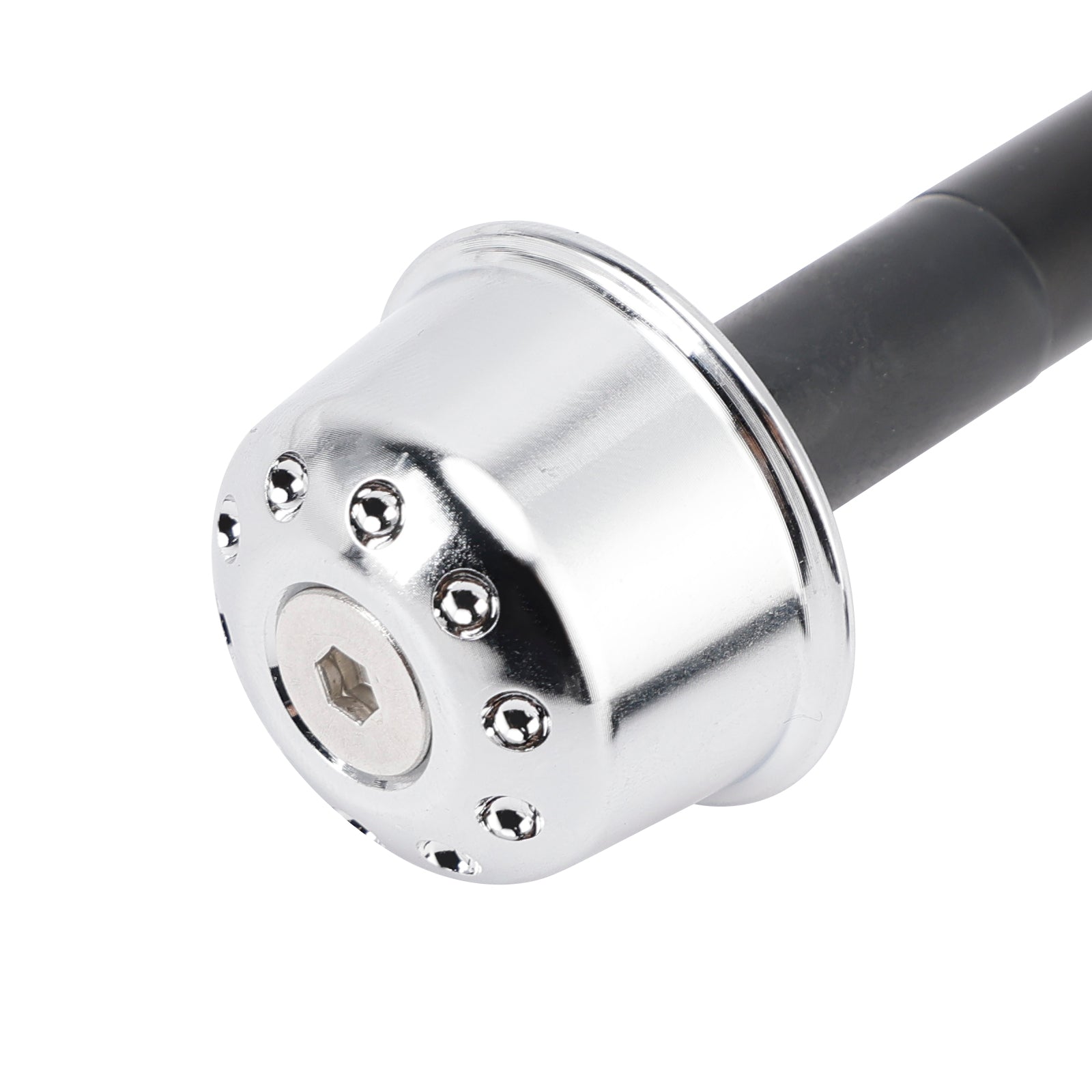 CNC Silver Handlebar Ends Weight For Kawasaki Eliminator 500 450 400 W800