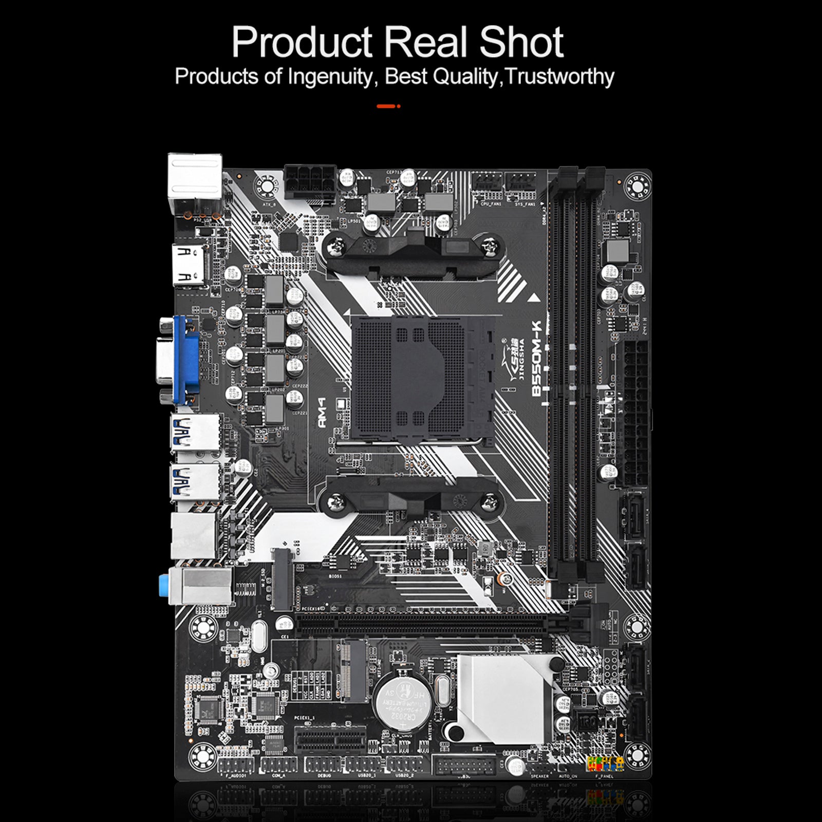 B550M-K Computer Motherboard AM4 Protocol M.2 Hard Drive Ryzen 3-5 Generation