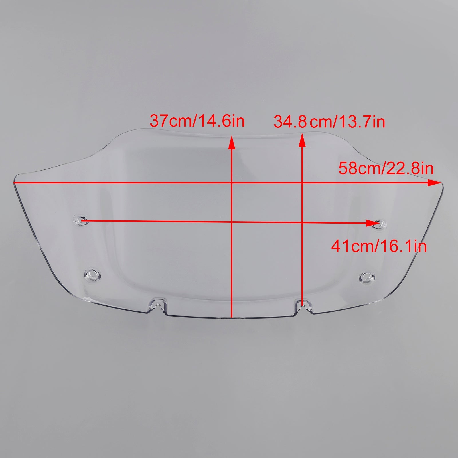 2023-2024 투어링 스트리트 글라이드 CVO 117 121 윈드실드 윈드스크린