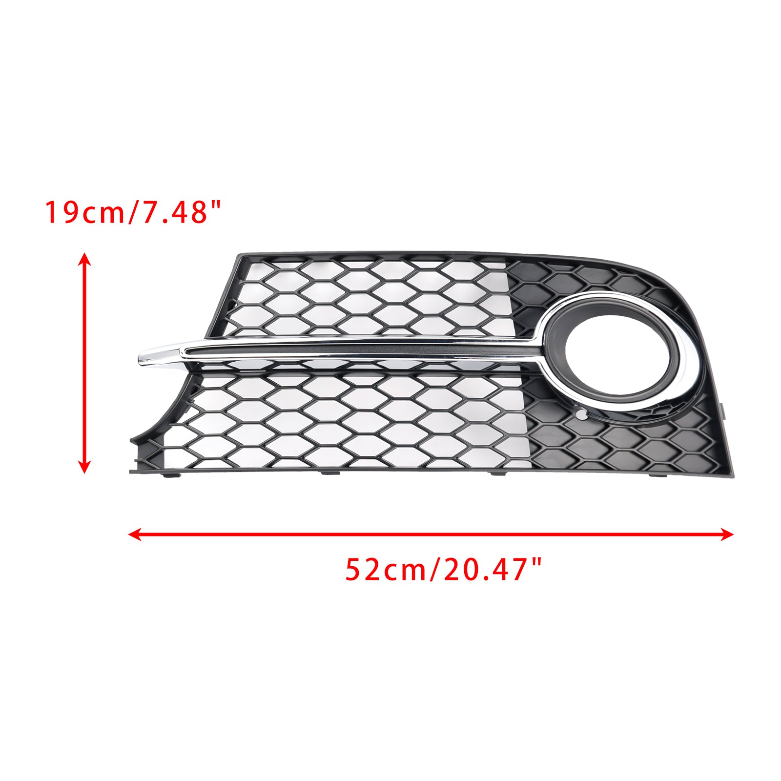 2011-2014 Audi TT MK2 S-Line TTS Chrome Front Bumper Fog Light Grille