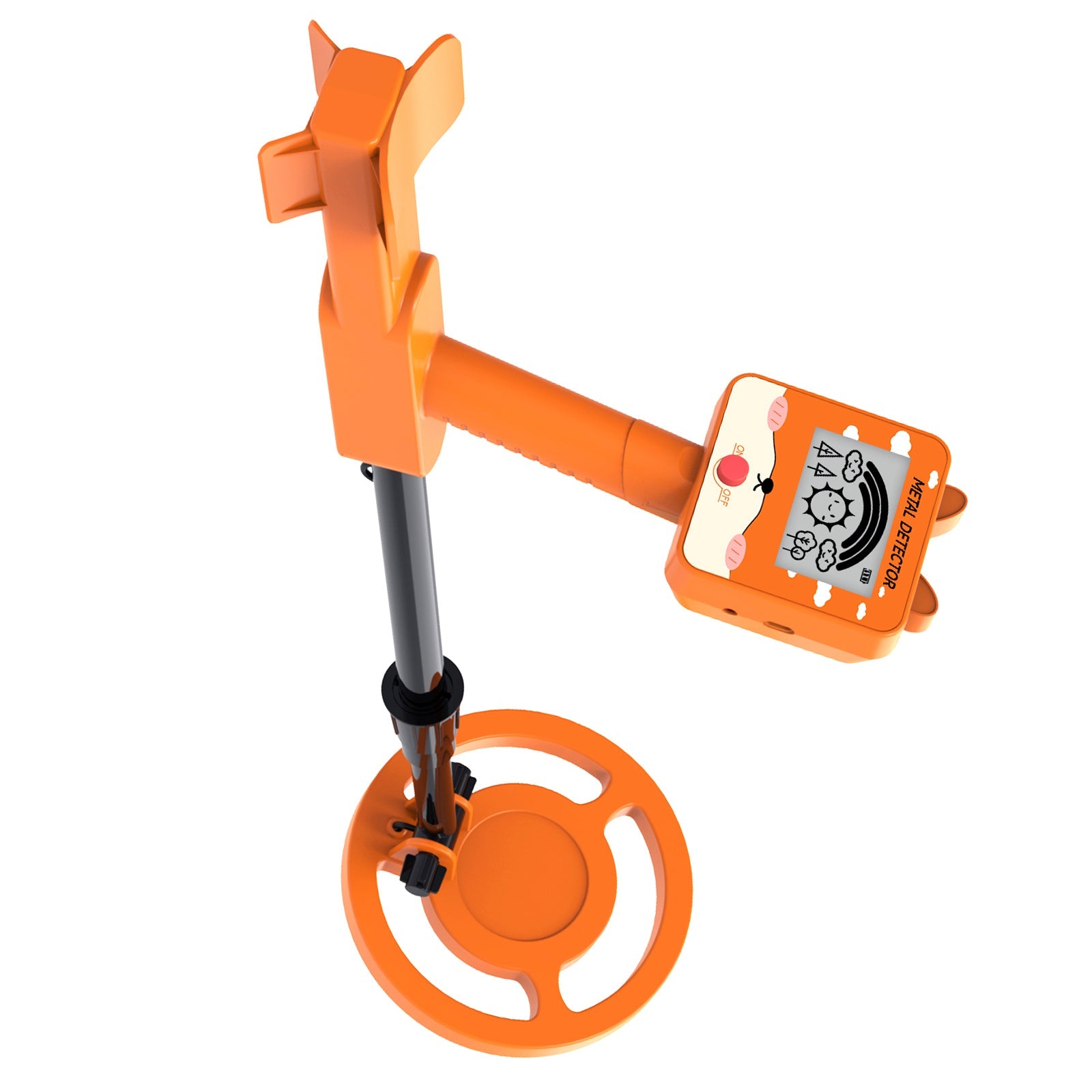 GT260 Kids Child Treasure Seeker Metal Detector Waterproof 6.3" Search Coil ORG