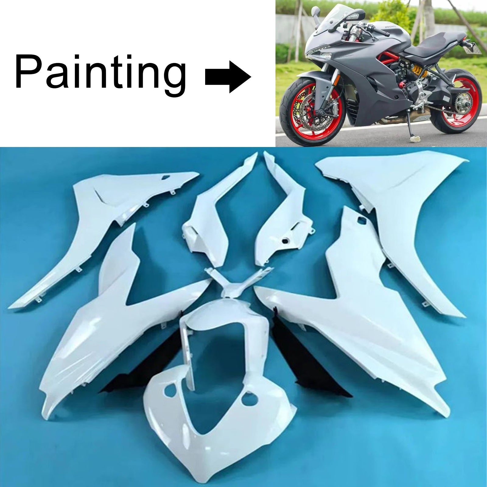 Ducati Supersport 939 939S 2017-2020 Fairing Kit Bodywork