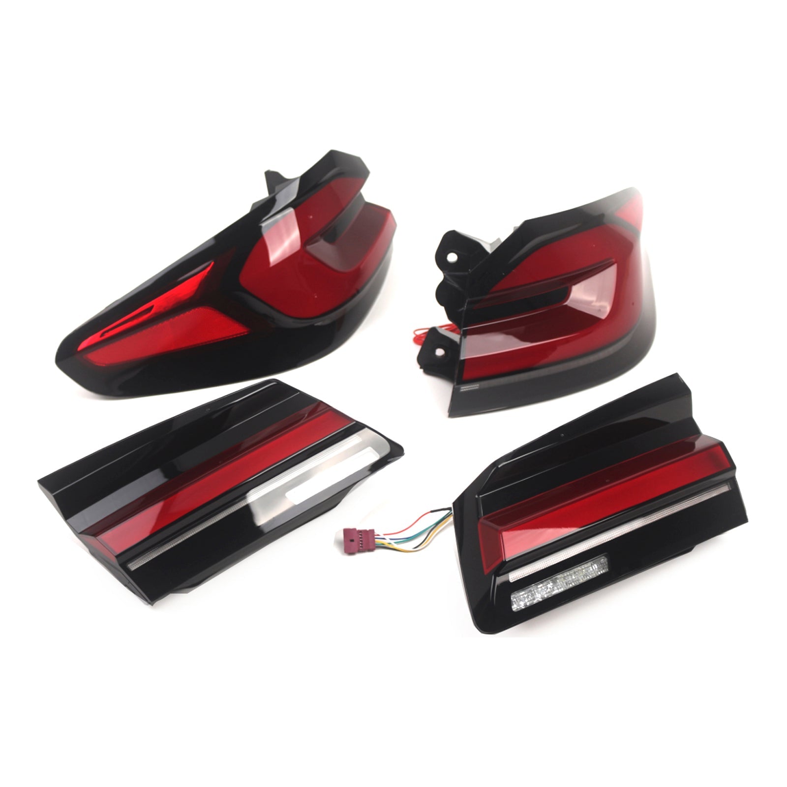 2018-2020  BMW 5 Series G30 G38 L&R Red LED Tail Lights Rear Lamp Assembly