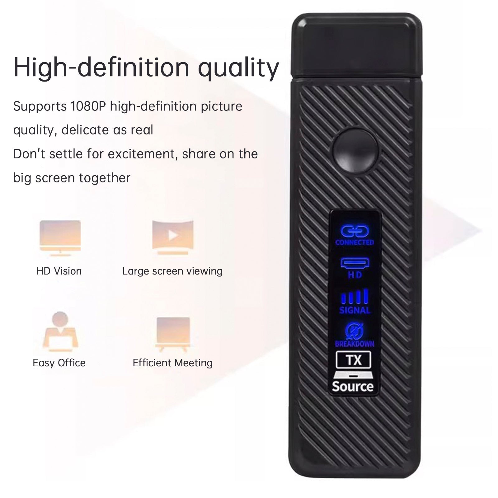 HDMI Wireless Same Screen Projector HD 1080P 50M Video Transmitter Receiver