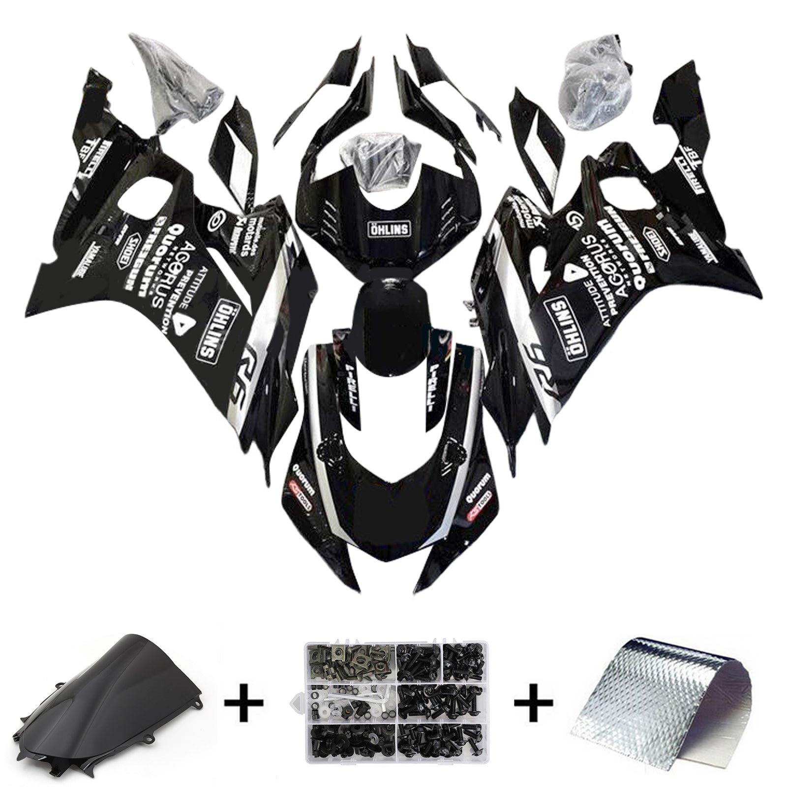 Yamaha YZF-R6 2017-2023 Fairing Kit Bodywork Plastic ABS