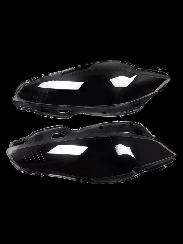 2010-2019 Jaguar XJ XJL Pair Front Headlight Lens Cover Shell Clear