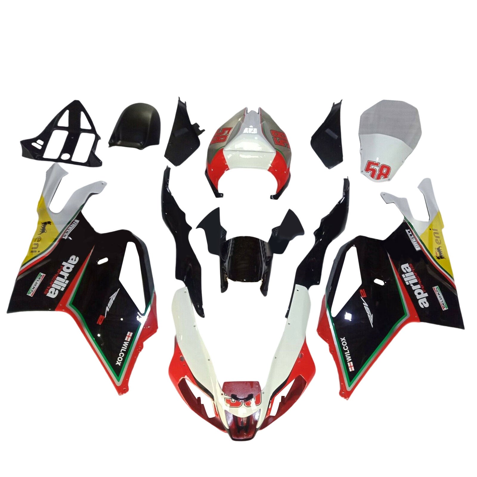 Amotopart Aprilia RSV1000 2003-2006 Fairing Kit Bodywork Plastic