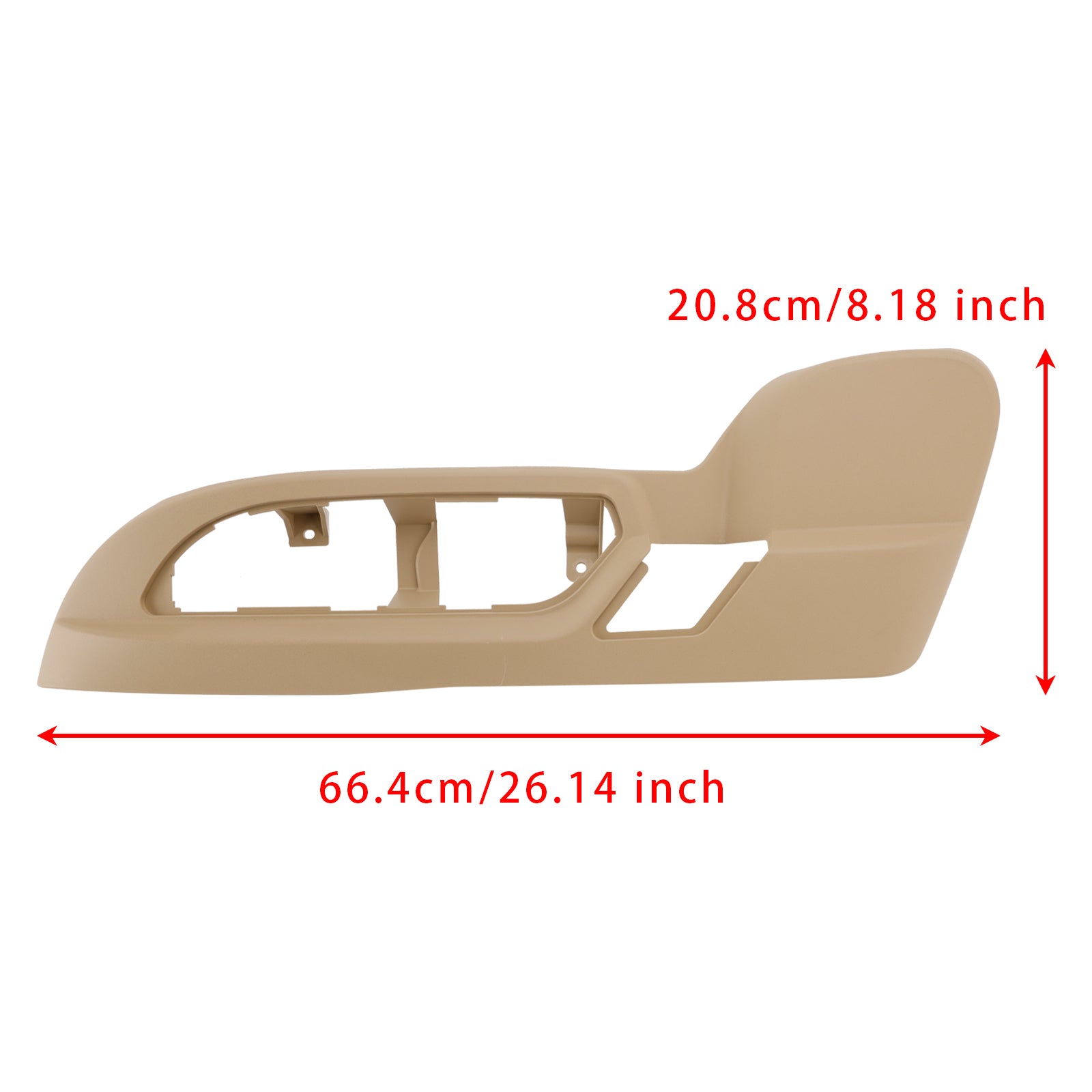 2010-2012 For GMC Acadia Front Driver Seat Side Trim Panel Tan Cover 25941790