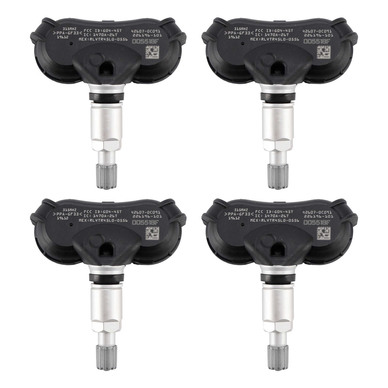 4X TPMS Tire Pressure Sensor For Toyota RAV4 Highlander Tundra 426070C091