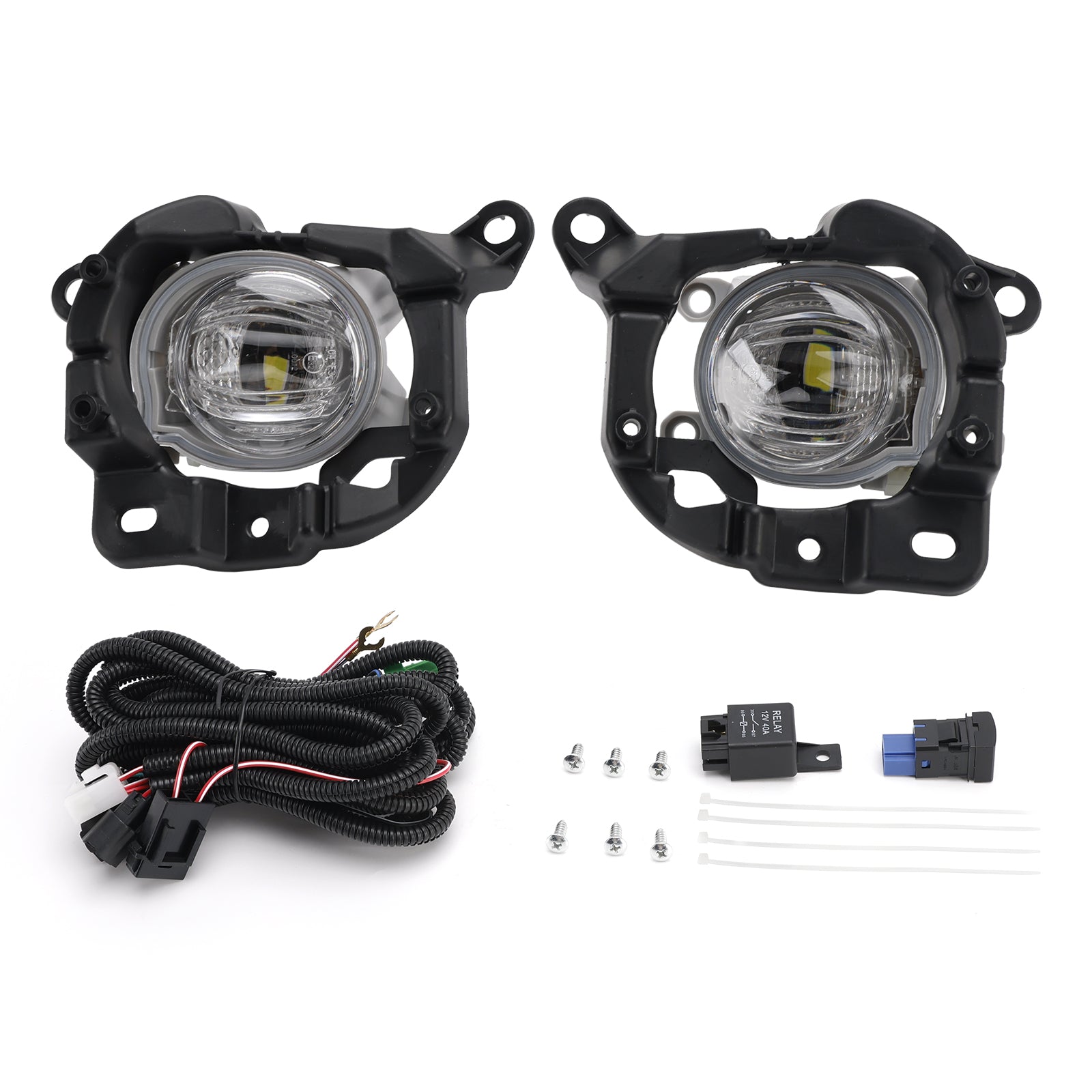 2021-2024 For Toyota Venza Pair LED Bumper Fog Lights Driving Lamps w/ Switch TO1038271
