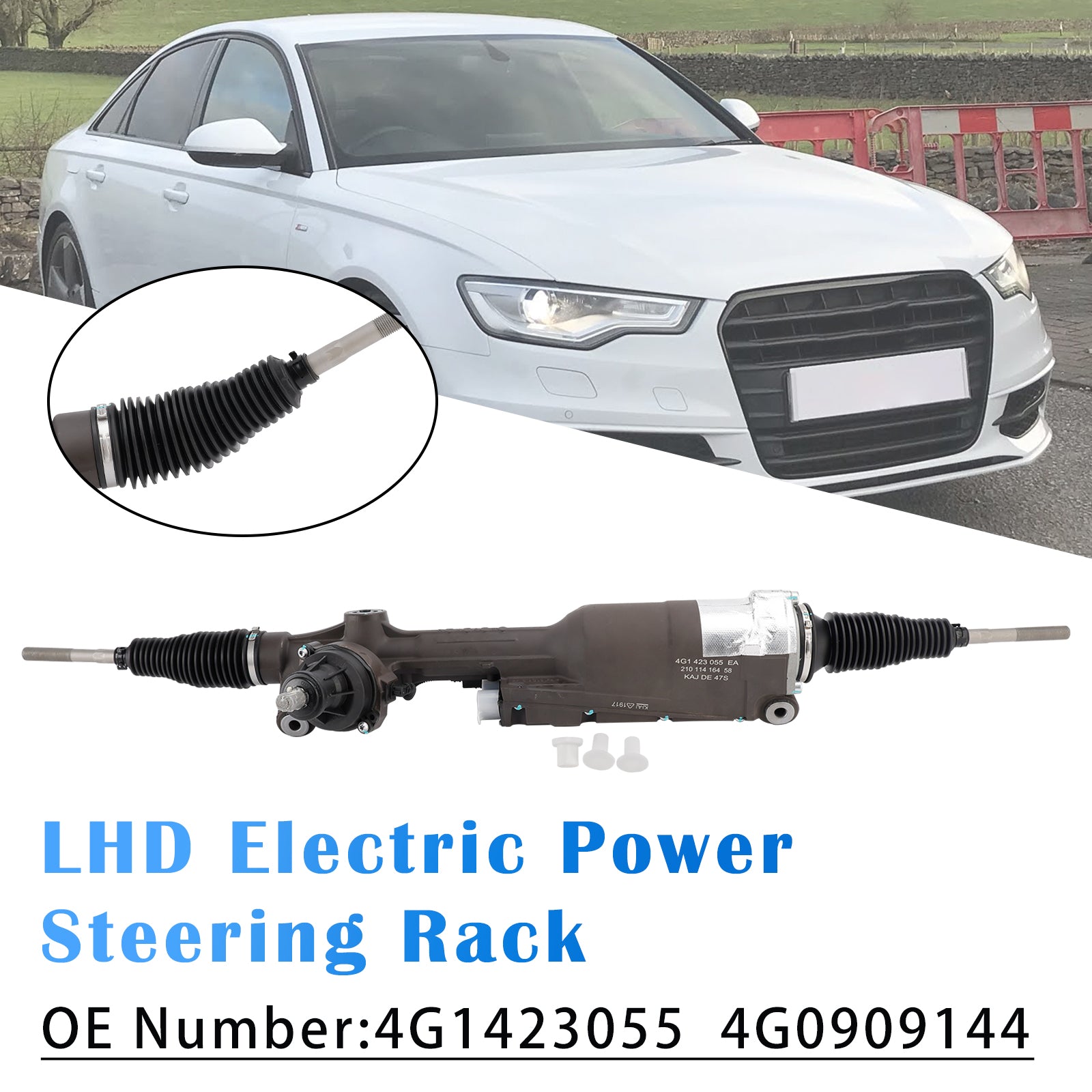 2013 For Audi A6 Luxury Sedan 4-Door 2.0L 1984CC 121Cu. In. l4 GAS DOHC Turbocharged Electric Steering Rack 4G1423055