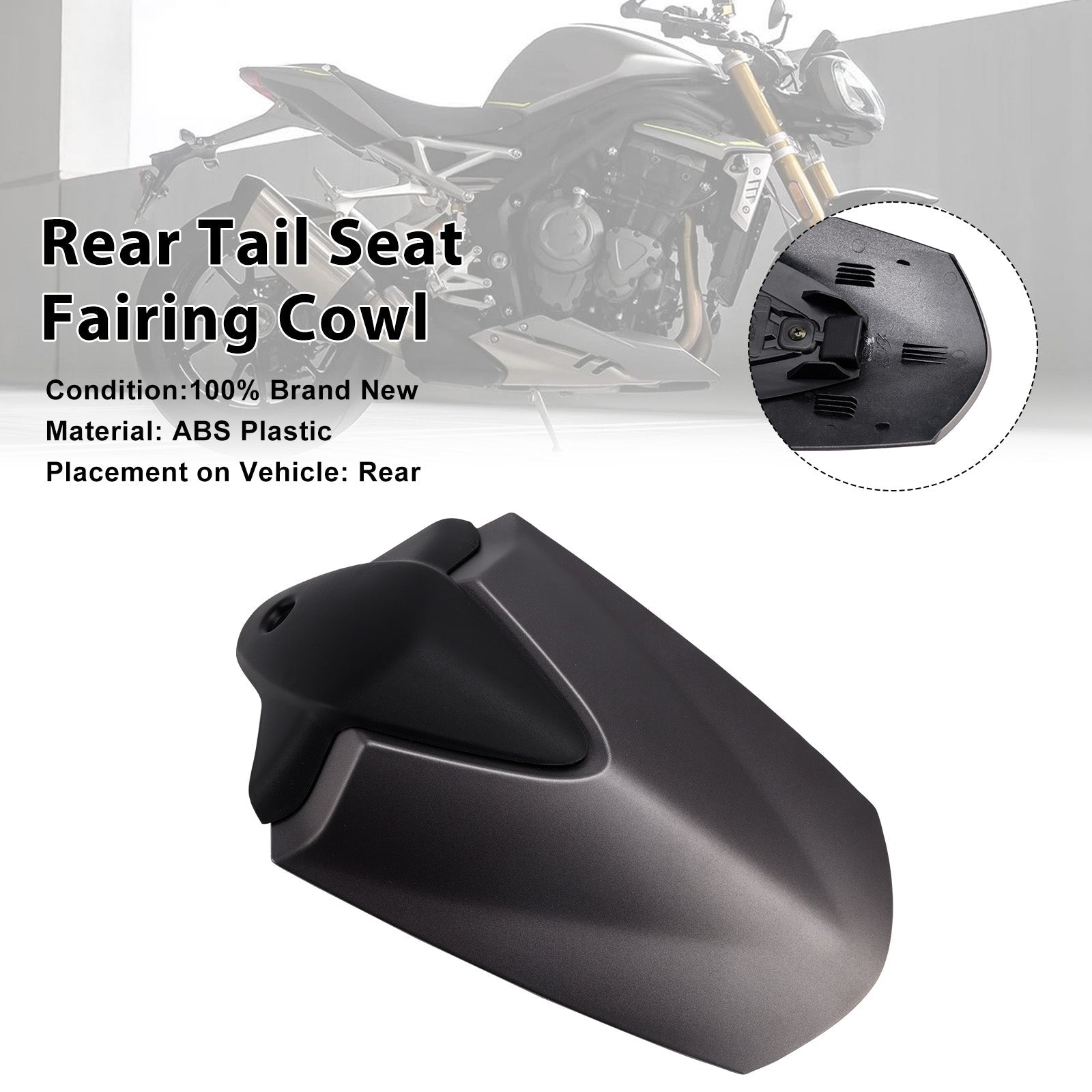 2021-2024 For Speed Triple 1200 RS Rear Tail Seat Fairing Cowl Cover