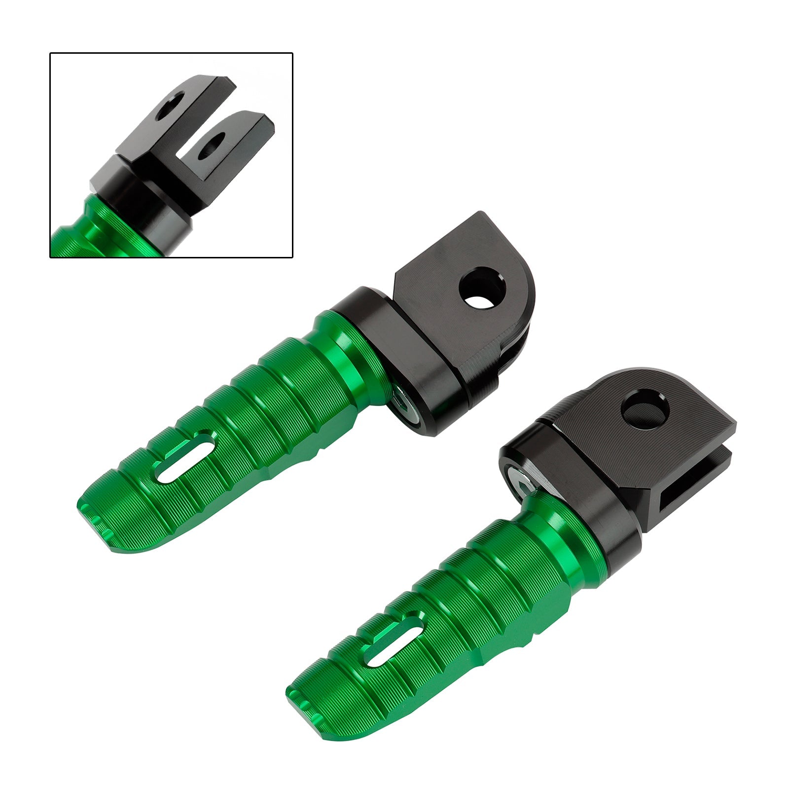 Front Footrests Foot Pegs fit for KAWASAKI ZX-4R ZX-4RR 24-25 NINJA 400 2018-2024