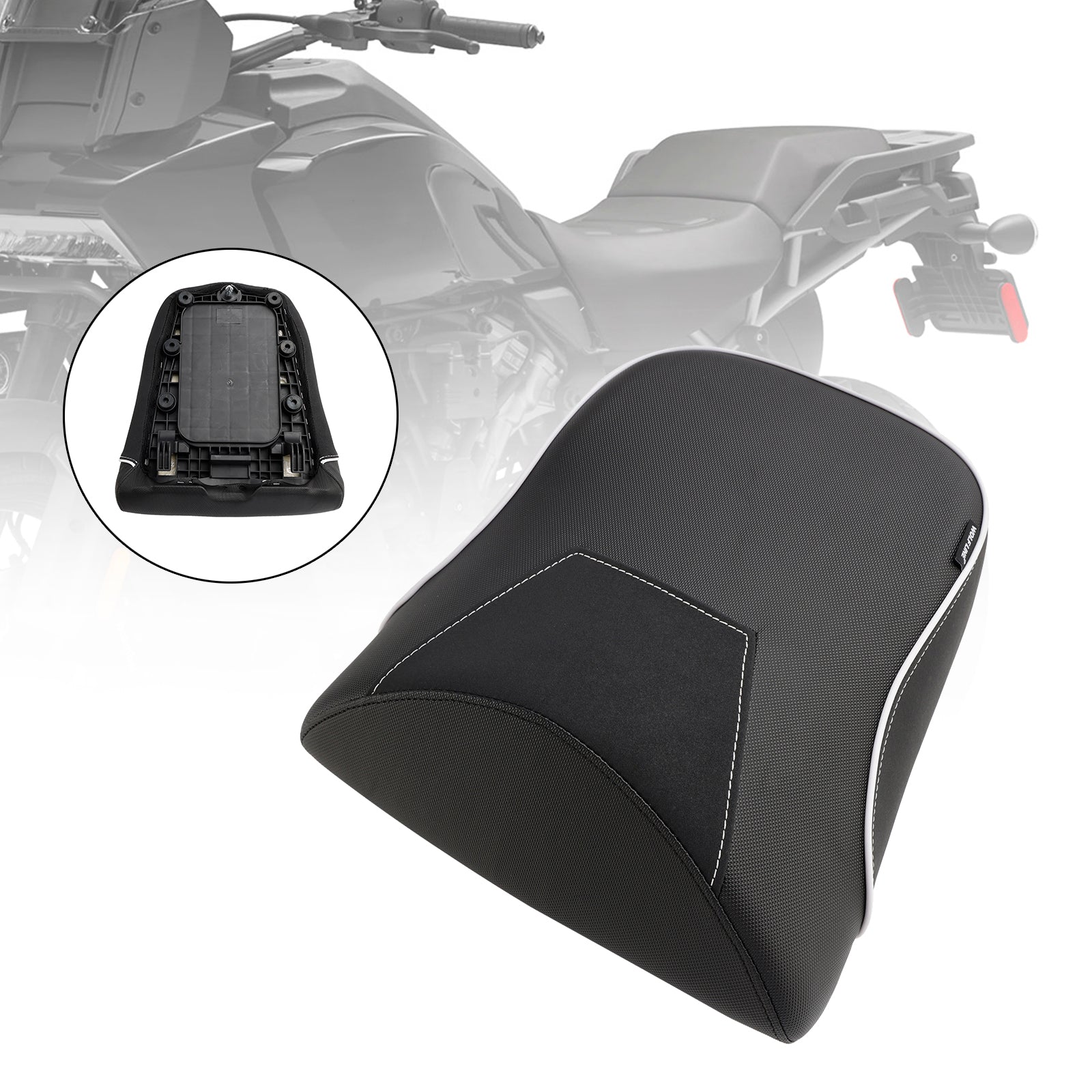 2021 2022 2023 Pan America 1250 Rear Seat Passenger Cushion Flat Black