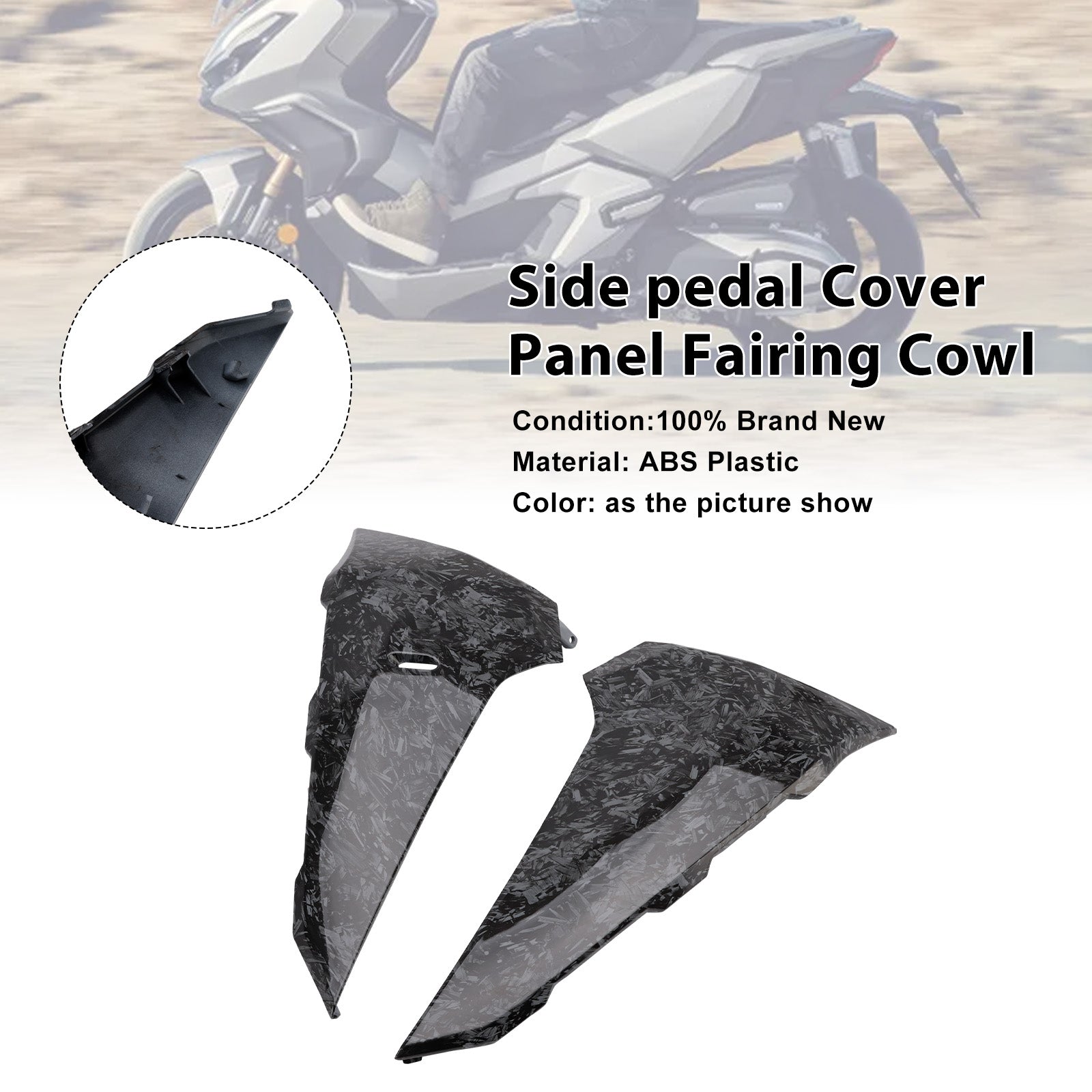 2022-2025 Honda ADV 350 Side pedal Cover Panel Fairing Cowl