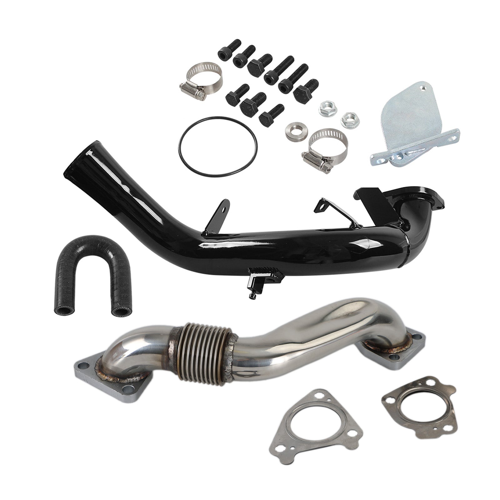 2007.5-2010 Chevrolet Silverado 2500 3500 HD 6.6L V8 EGR Delete Kit & Passenger Up-Pipe & Intake Tube