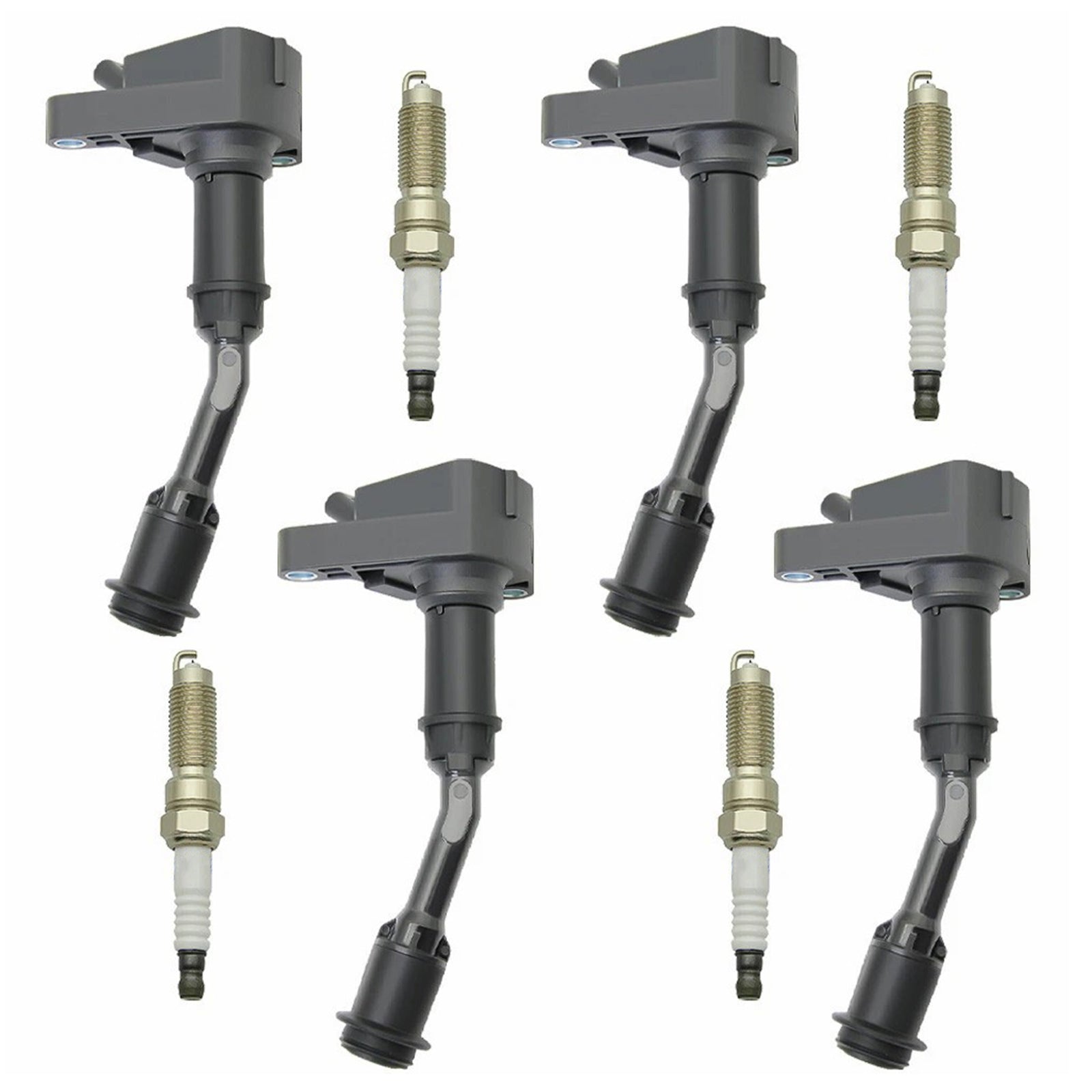 2017-2019 For Ford Escape l4 1.5l 4X Ignition Coil + 4X Spark Plug UF735 DS7Z12029A