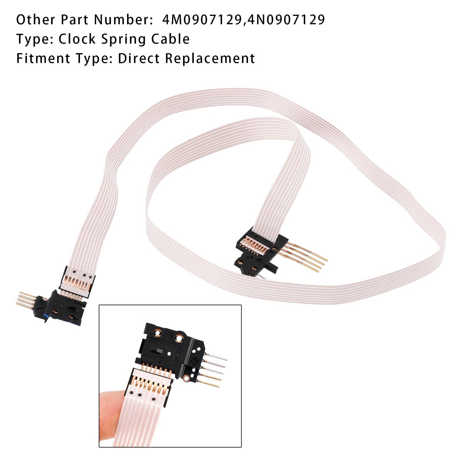 Audi A4 8W A5 F5 Airbag FFC Ribbon Cable Clock Spring 4M0907129 4N0907129