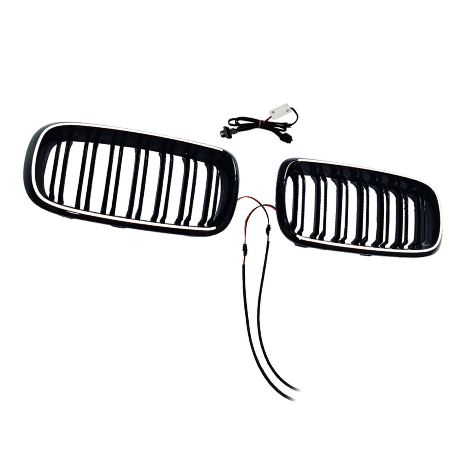 2013-2017 For BMW X5 F15 35d xDrive/35i/35i xDrive/40e xDrive/50i xDrive Double Slat Front Bumper Kidney Grille