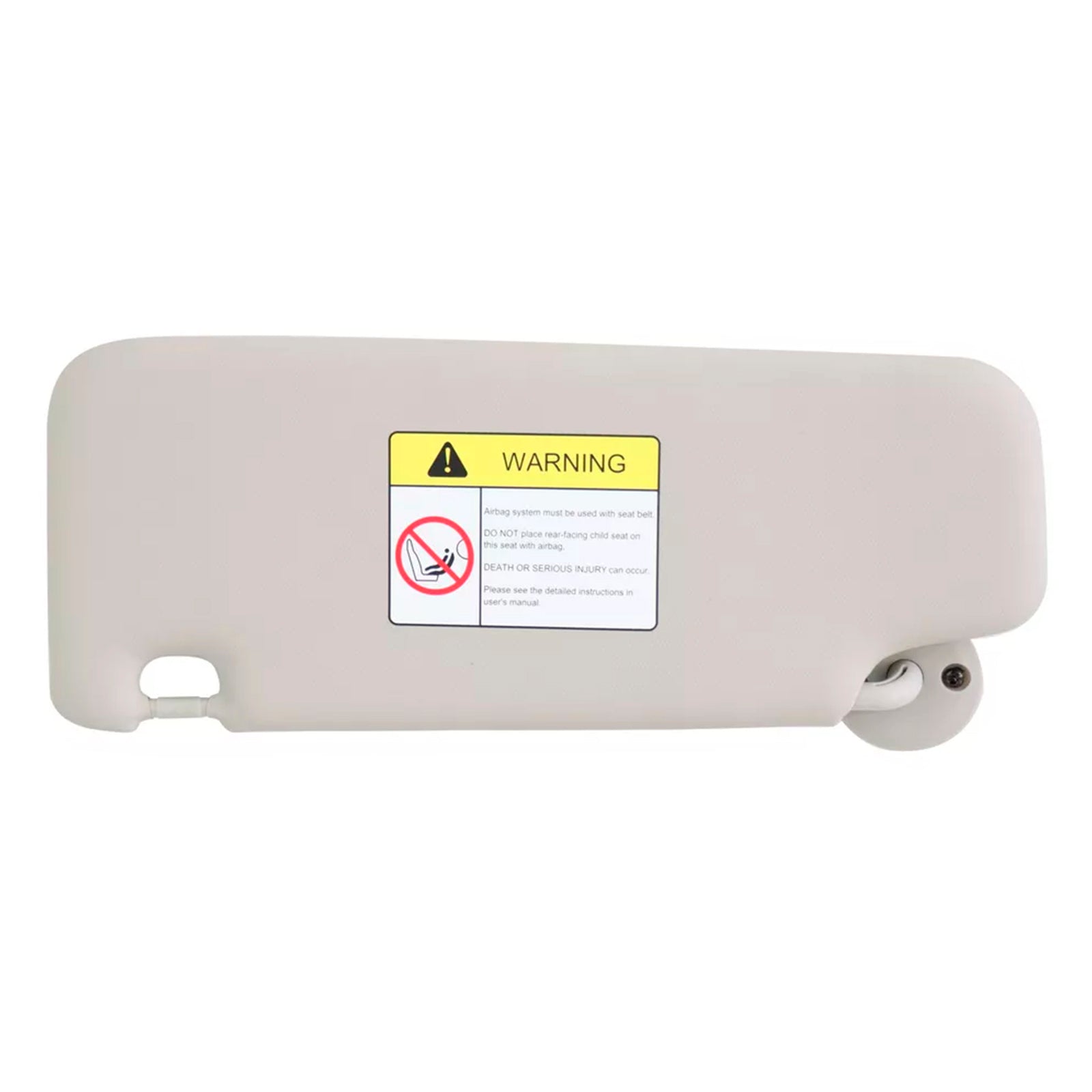 Gray Right Side Sun Visor 42478249 For Chevrolet Sonic 2012-2019