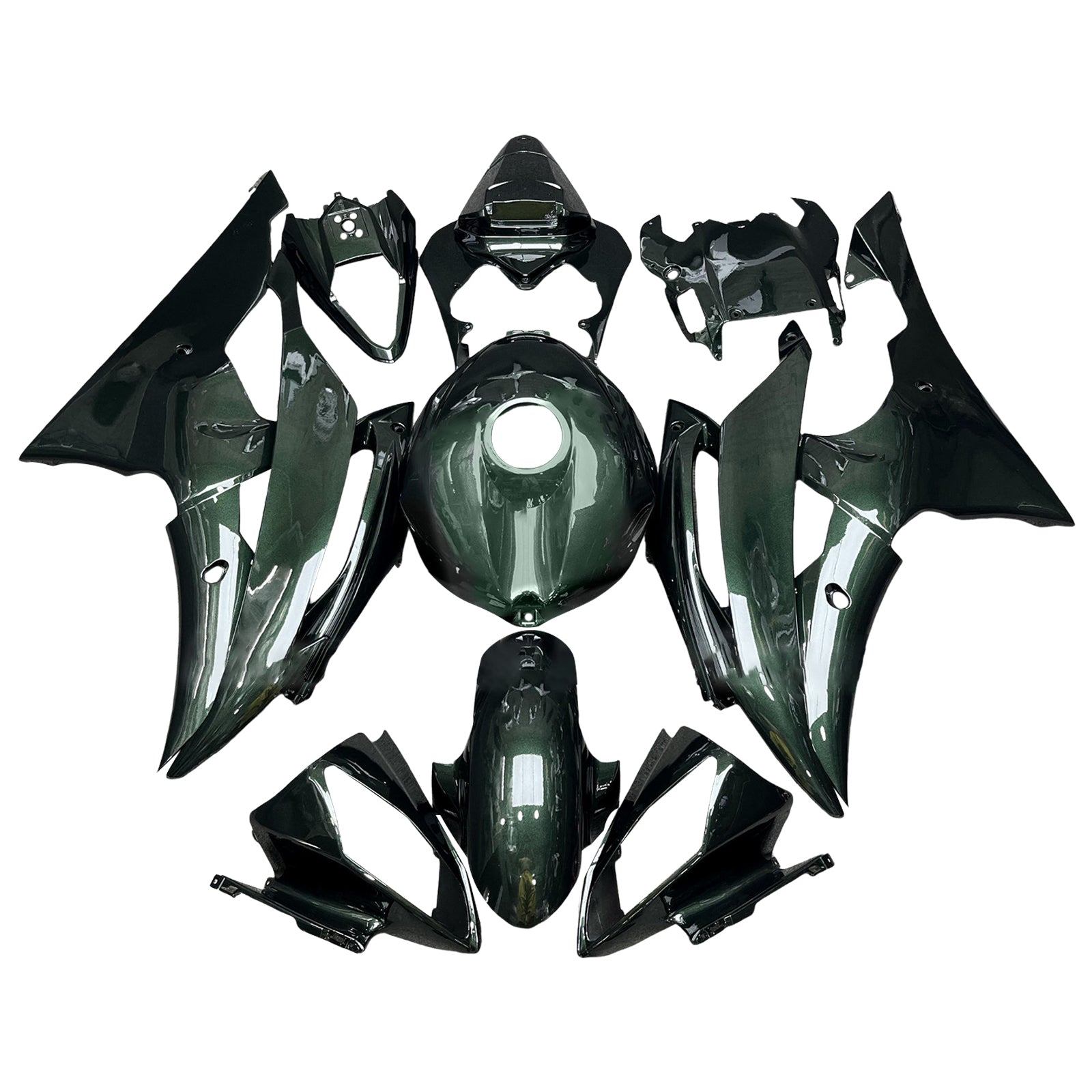 Injection Fairing Kit Bodywork Plastic ABS For Yamaha YZFR6 YZF-R6 2008-2016