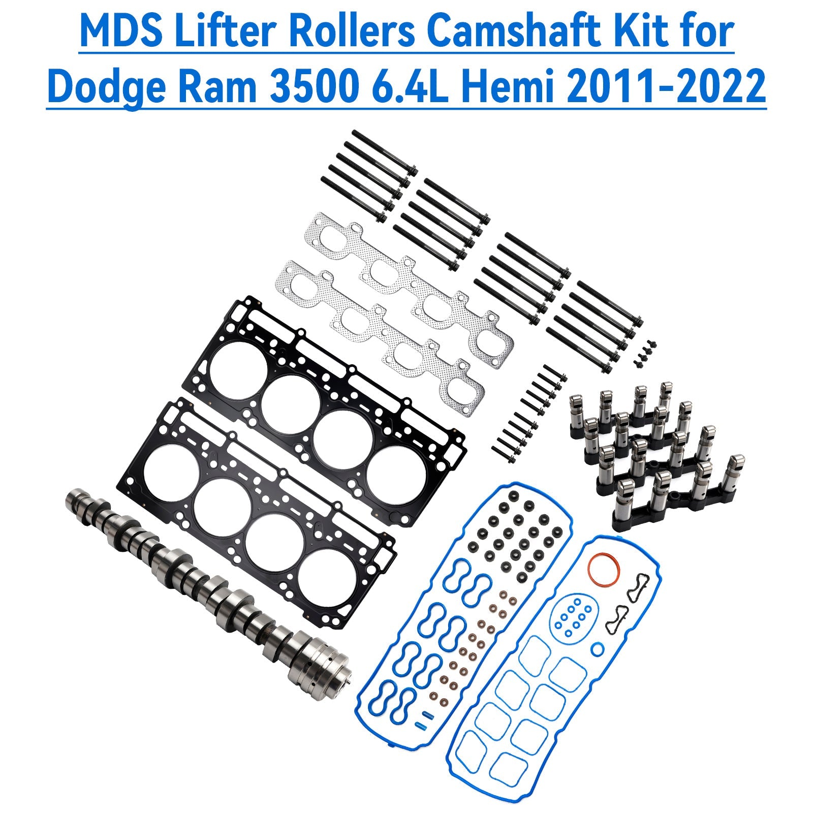 53021726AD for Chrysler 300 6.4L 392ci V8 HEMI 2012-2014 MDS Lifter Rollers Camshaft Kit