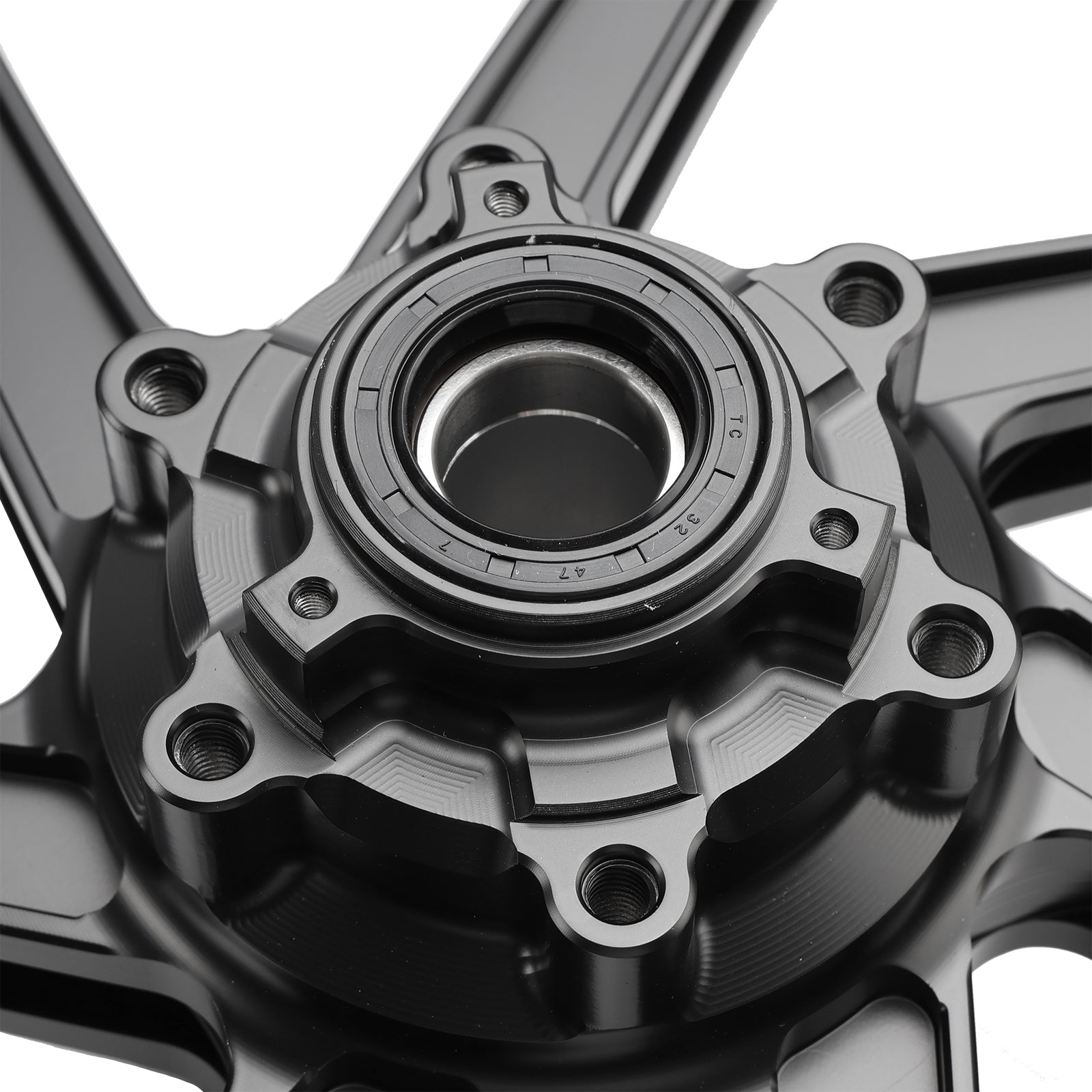 3.3X17" FRONT WHEEL RIM BLACK FOR BMW M1000RR M1000R M1000XR 2019 2020 2021-2024