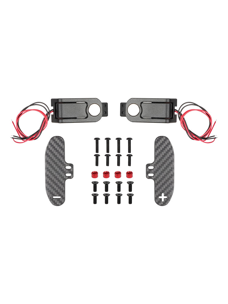 Shift Paddles Racing Game Simulation Steering Wheel For Thrustmaster T300 T500