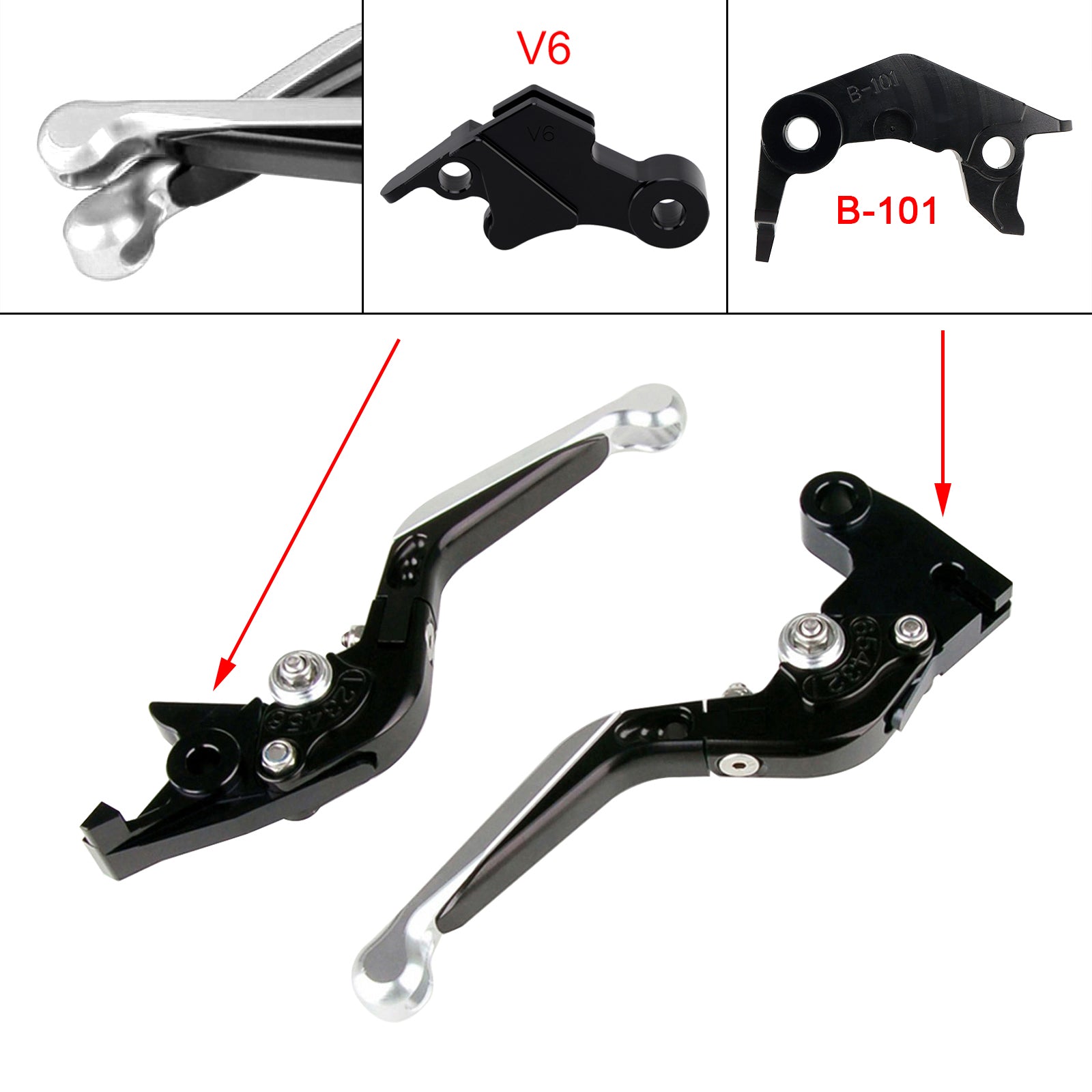 Adjustable Clutch Brake Lever fit for YAMAHA XSR900 XSR900GP MT-09 MT-09SP 24-25