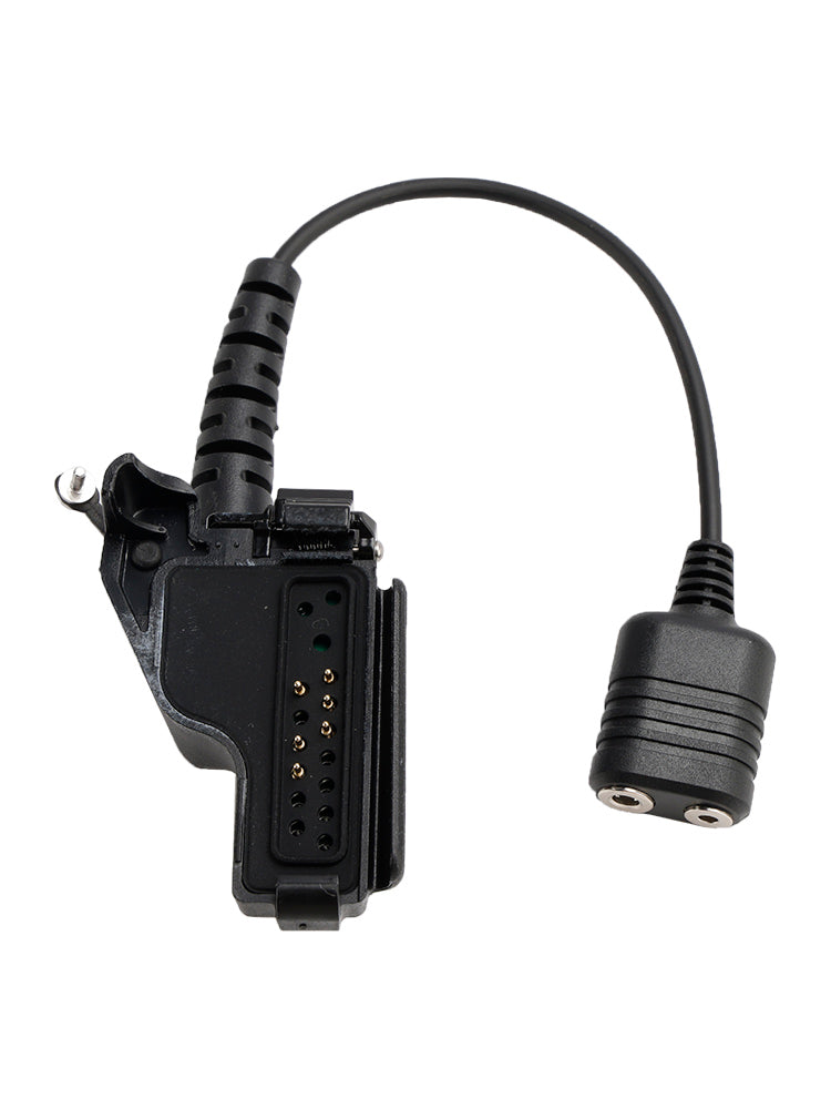 K Interface Headset Port Converter Cable for HT1000 MTS2000 GP900 MTX838 XTS2500