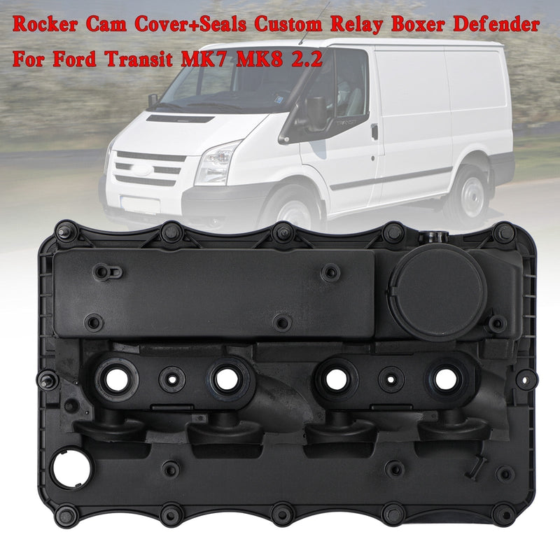 Ford Transit MK7 MK8 2.2 Rocker Cam Cover+Sellos Custom Relay Boxer Defender Genérico