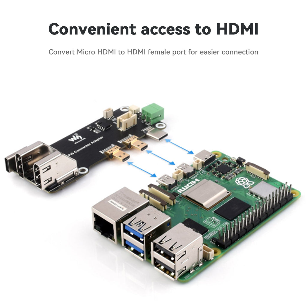 Raspberry Pi Multi-Function Expansion Board HDMI Dual 4K Output With P