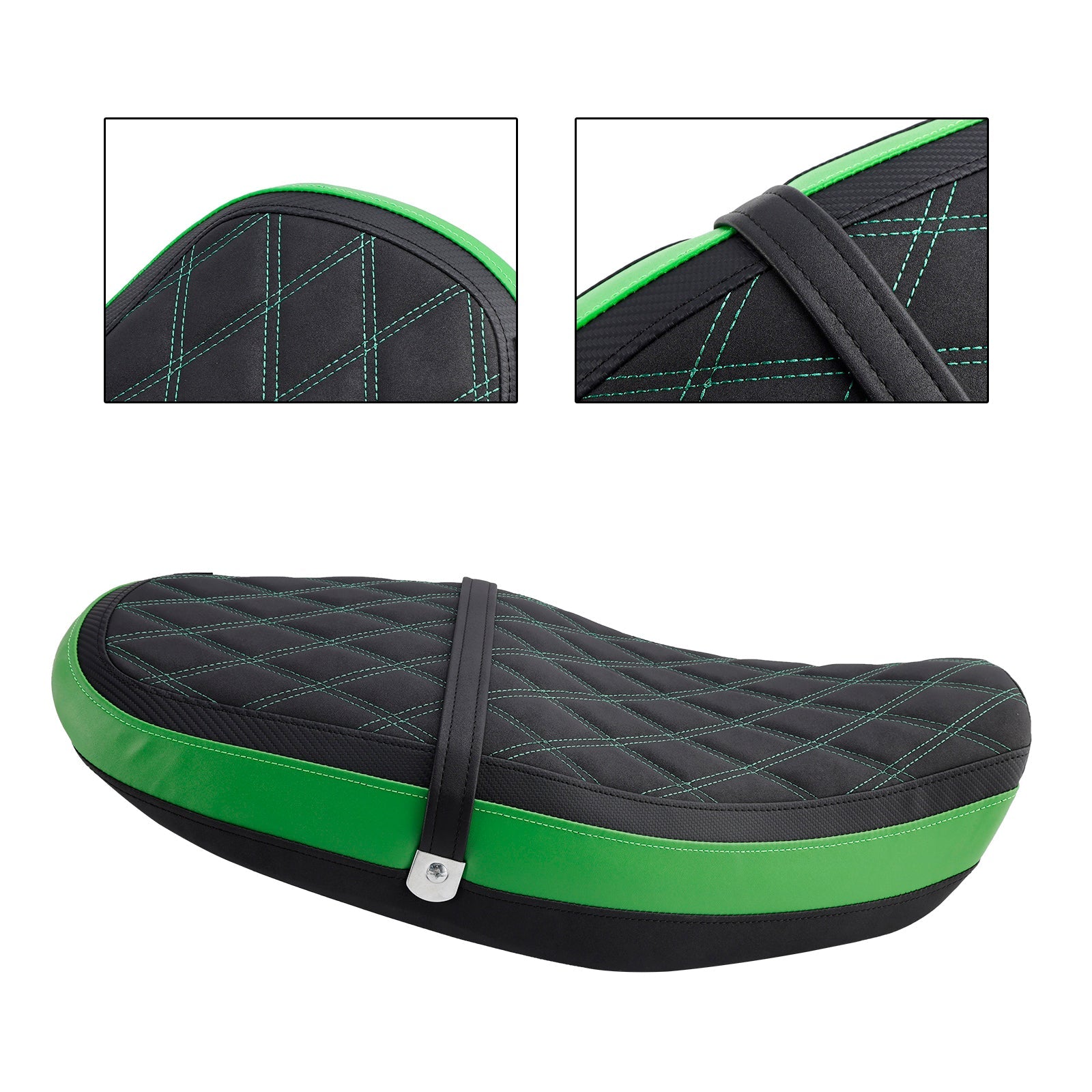 2018-2024 Kawasaki Z900Rs Rider Passenger Seat Front Rear Cushion Bgreen