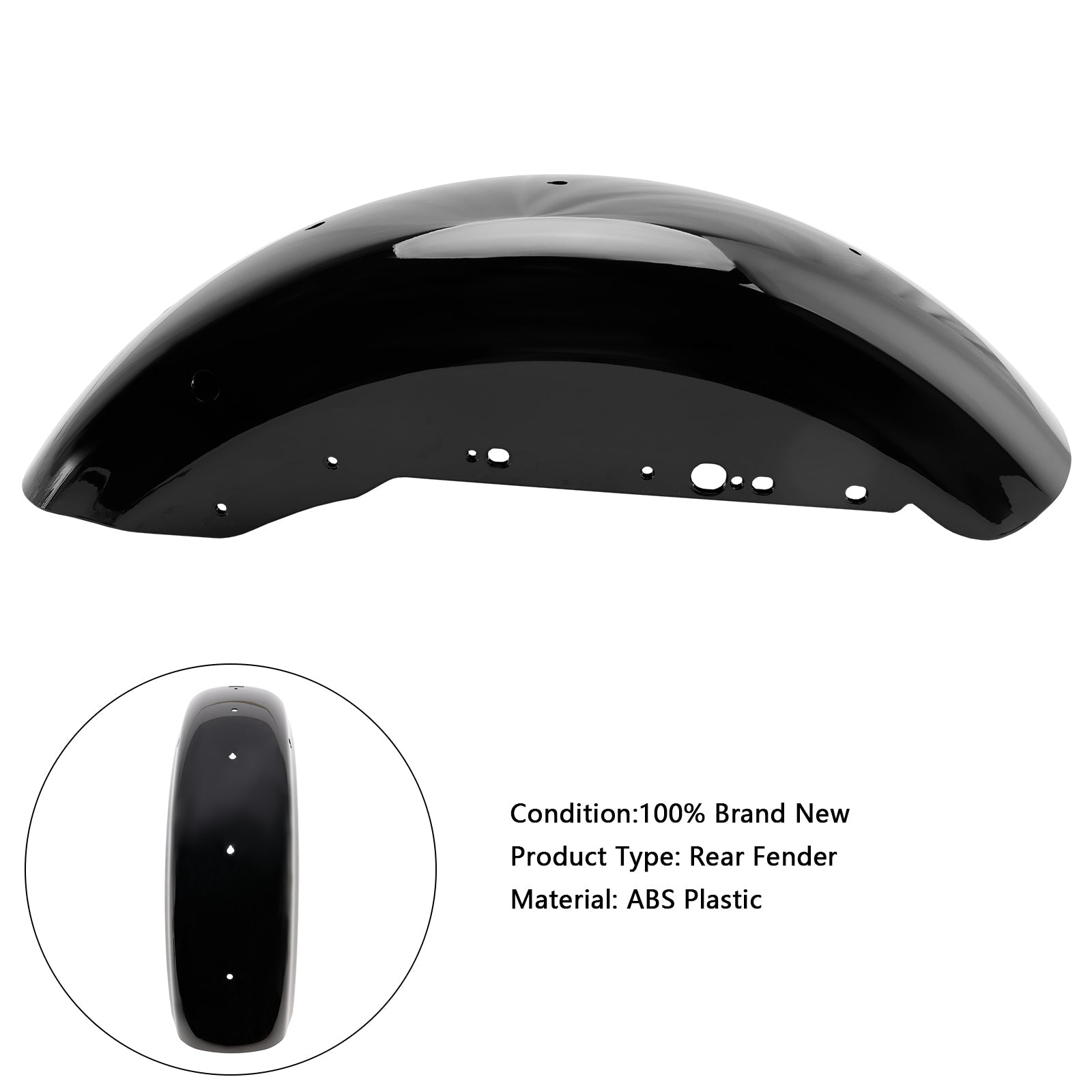 Rear Fender Mudguard Fairing For Sportster 883 1200 2004-UP