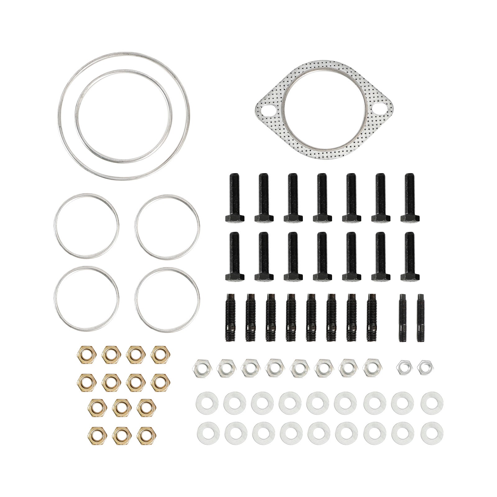 All Three Catalytic Converter Flex Y-Pipe Fits For Nissan Maxima 3.5L 2009-2014