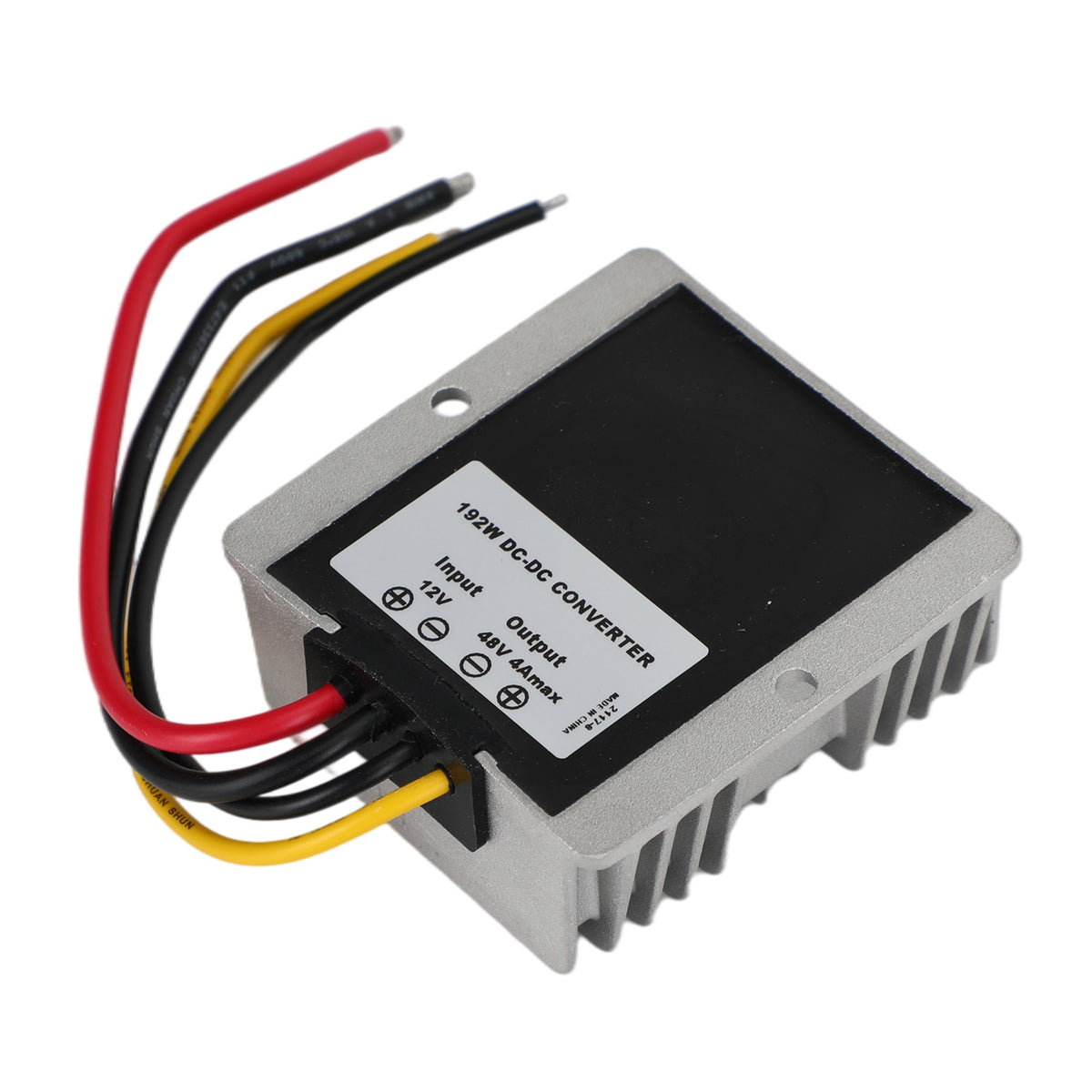Waterproof DC/DC Converter Regulator 12V Step Up to 48V 4A 192W