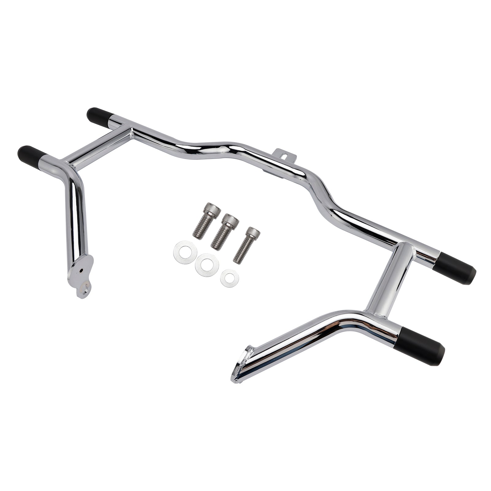 Bumper Engine Guard Fairing Mount Crash Bar Kit Fits For Cvo Road King Black