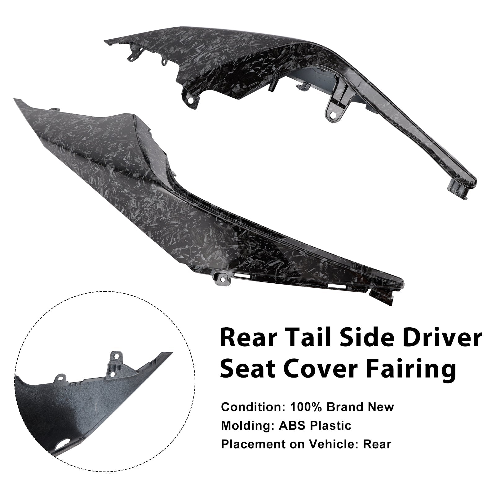 2021-2024 Aprilia RSV4 Rear Tail Side Driver Seat Cover Fairing