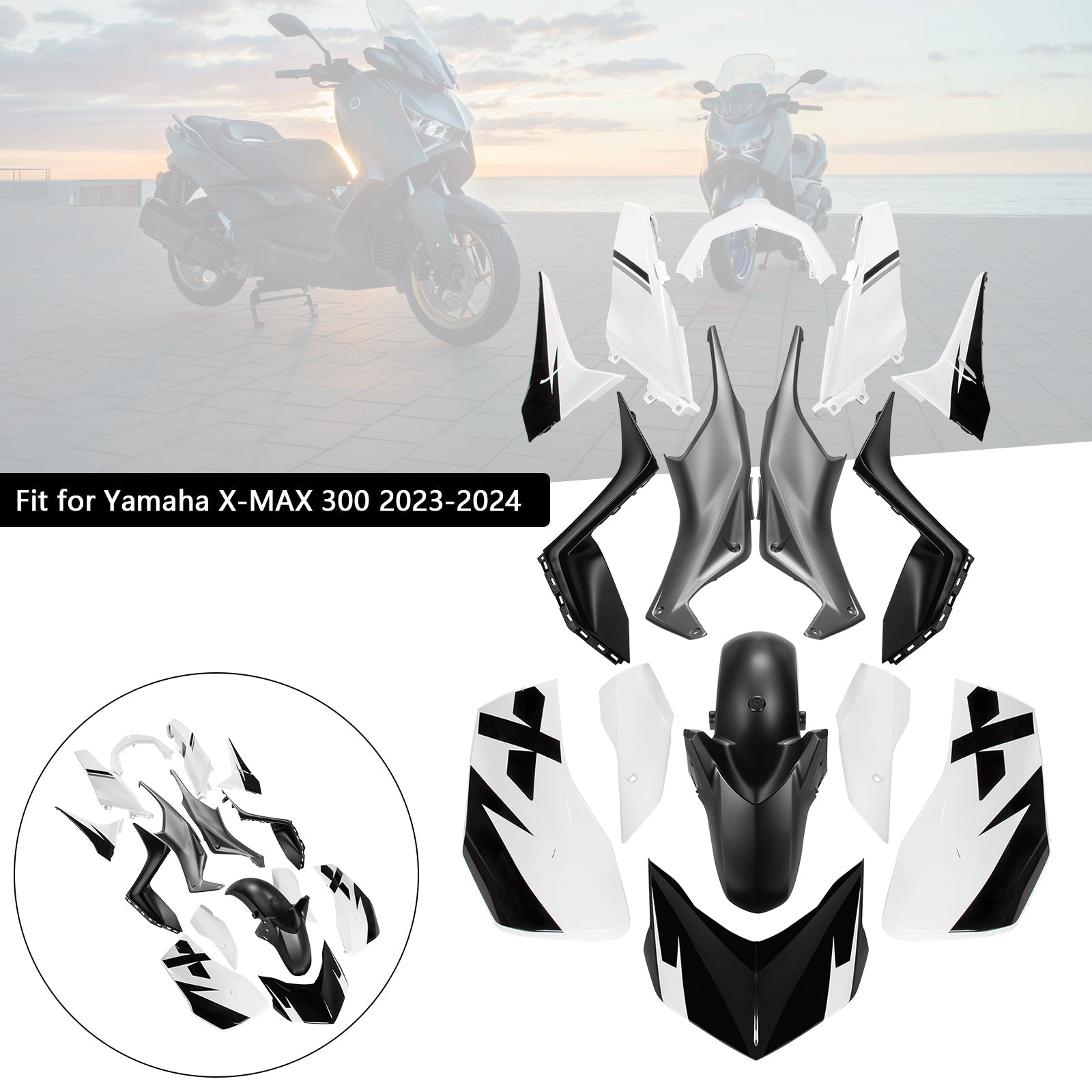 Yamaha X-MAX 300 XMAX 2023-2024 Fairing Kit