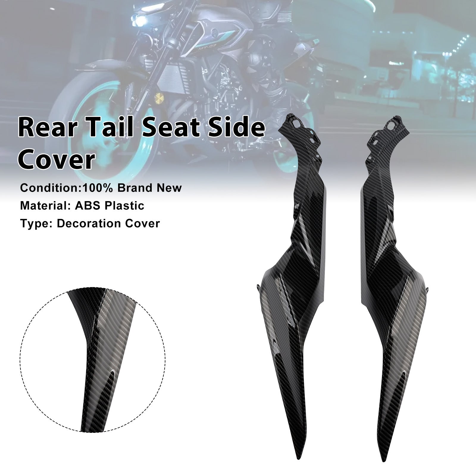 2025-2026 Yamaha YZF-R3 R25 MT-03 Rear Tail Seat Side Cover Fairing