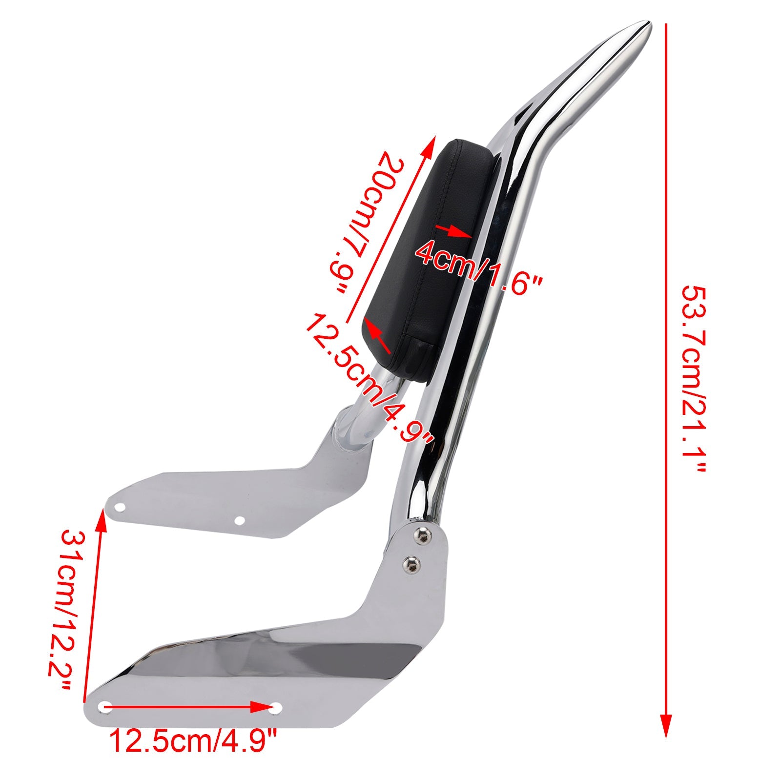 1995-2006 Honda Magna VF 250 Passenger Sissy Bar Backrest